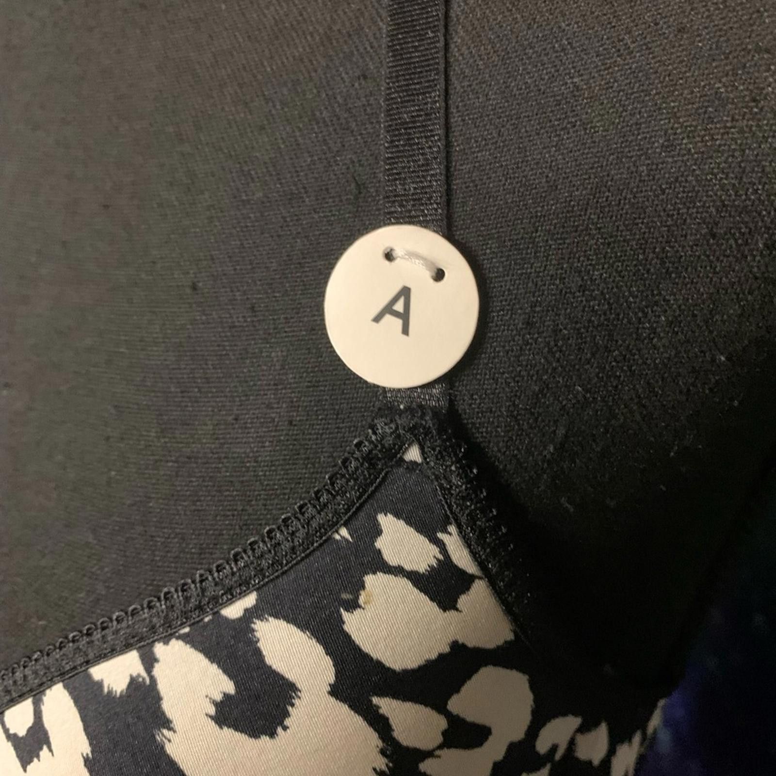 H&M H&M Black and White Animal Print Bra with Adjustable Straps Size ONE SIZE - 3 Thumbnail