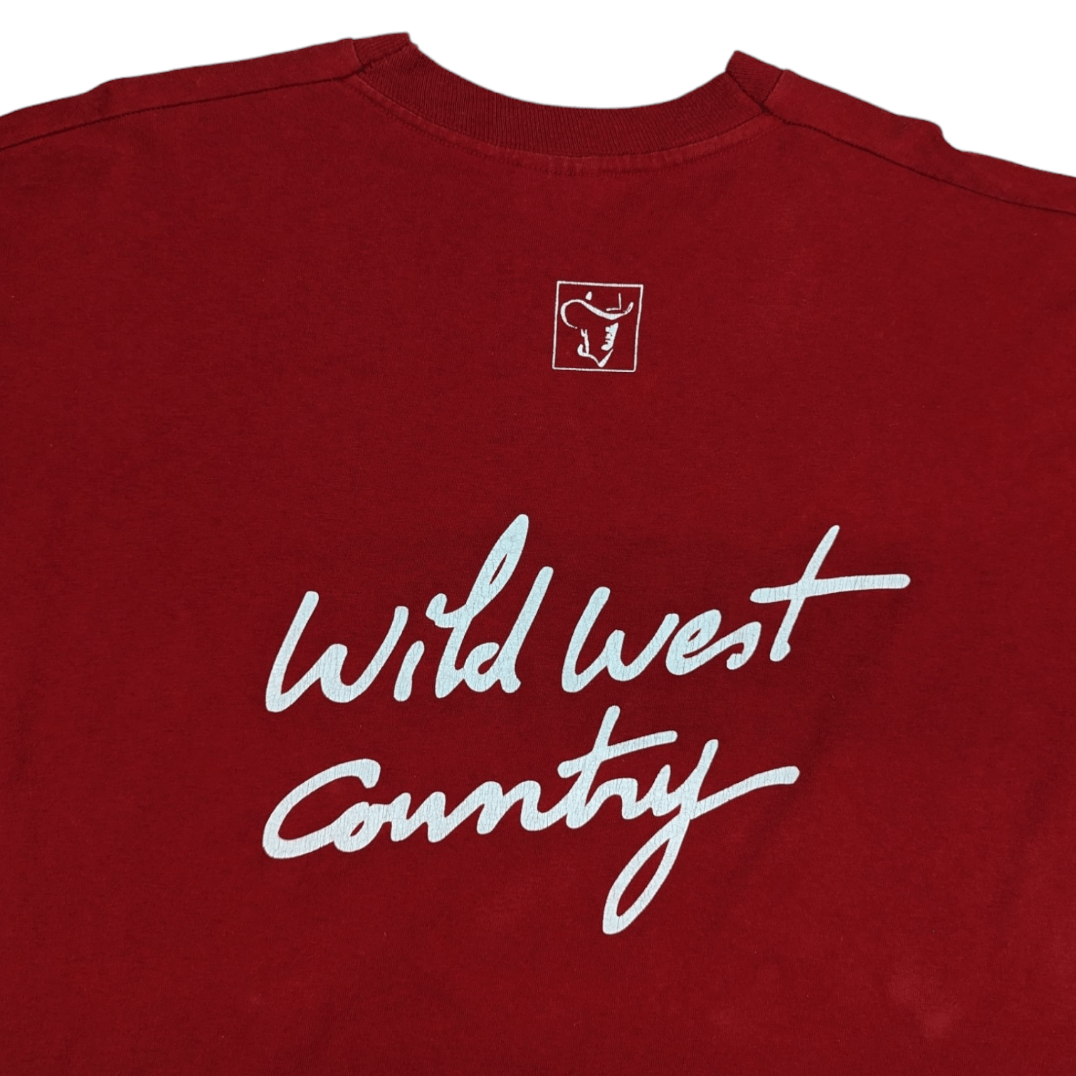 Cowboy Equipment Vintage 90' s WILD WEST Country Cowboy Country T-Shirt Size US XL / EU 56 / 4 - 8 Thumbnail