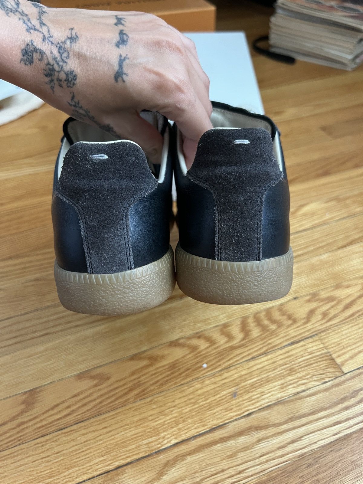 Maison Margiela Maison Margiela Replica Sneakers dark brown Size US 10 / IT 40 - 11 Thumbnail