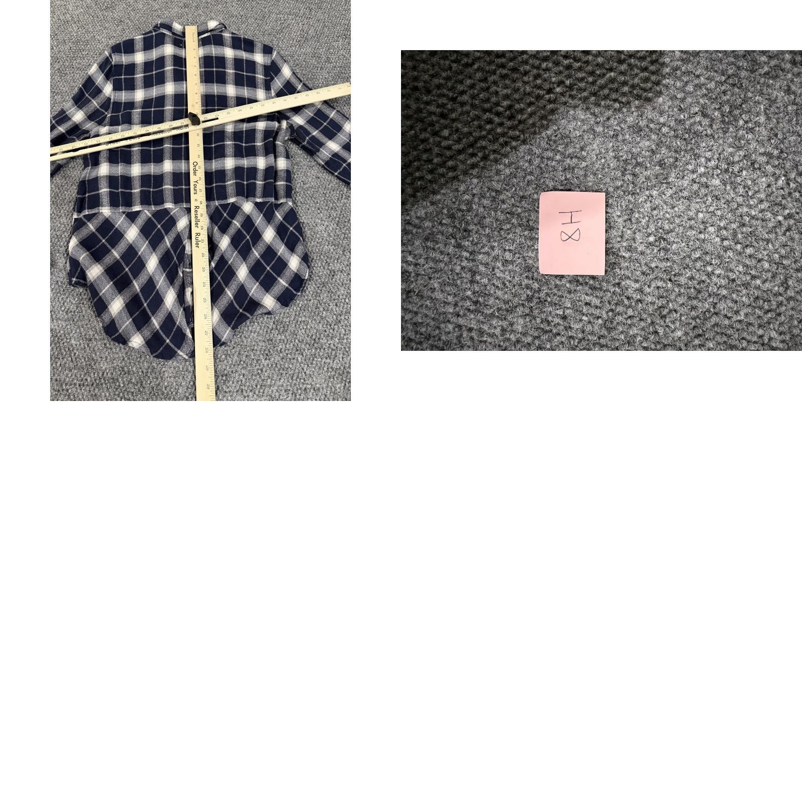 Lucky Brand Lucky Brand Shirt Womens M Blue Plaid Button Front Long Sleeve Flannel Top Size M / US 6-8 / IT 42-44 - 8 Thumbnail