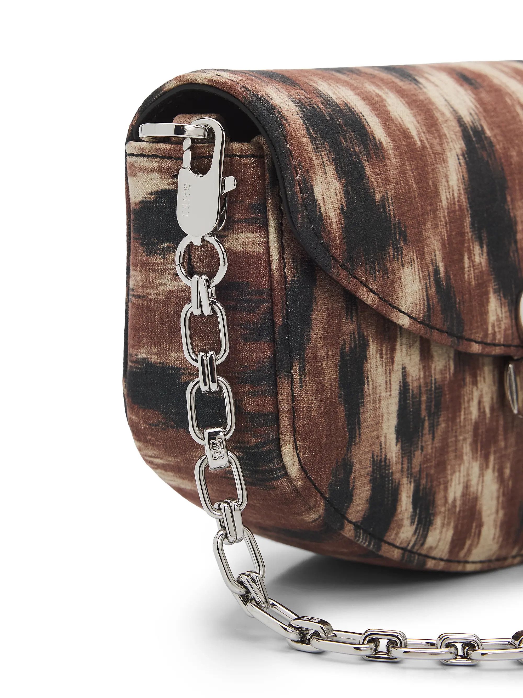 Ganni os11x0526 Size: OS / Lulu Blurred Leopard Wallet-On-Chain Size ONE SIZE - 5 Thumbnail