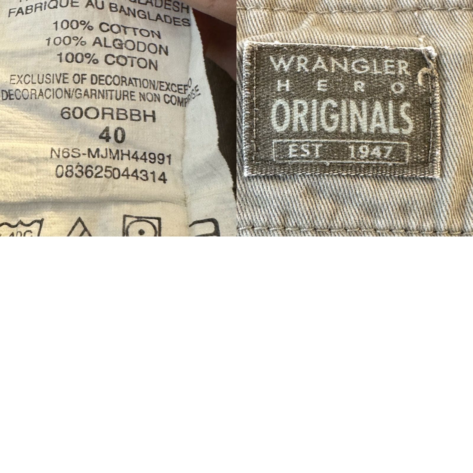 Wrangler Wrangler Hero Cargo Shorts Men’s 40 Khaki 100% Cotton Zip Fly Outdoor Workwear Casual/Workwear Men’s Size 40 Khaki Cotton Cargo Shorts Size US 40 / EU 56 - 9 Thumbnail