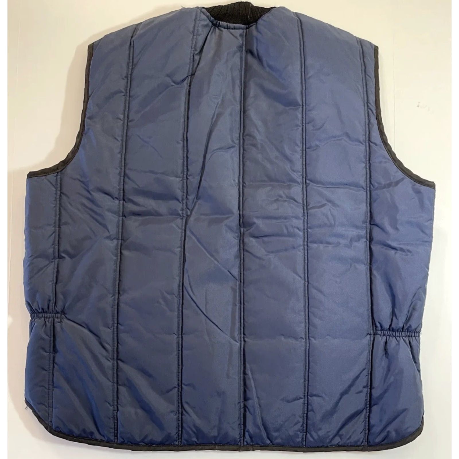Vintage VINTAGE 808 Dacron Hollofil Insulated Ski Hunting Vest Blue XL Men’s Nylon Quilted Zip 80s USA Size US XL / EU 56 / 4 - 2 Thumbnail