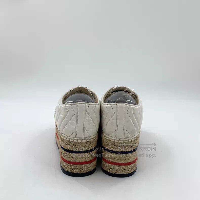 Gucci Gucci White double-G thick-soled lace-up muffins Size US 5.5 / IT 35.5 - 4 Thumbnail
