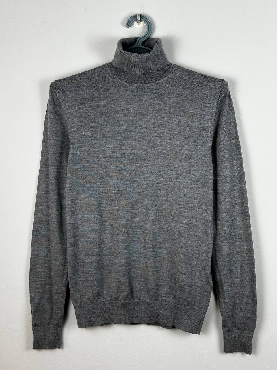 Reiss Reiss Turtleneck Grey Wool Sweater Size M Size US M / EU 48-50 / 2 - 1 Thumbnail