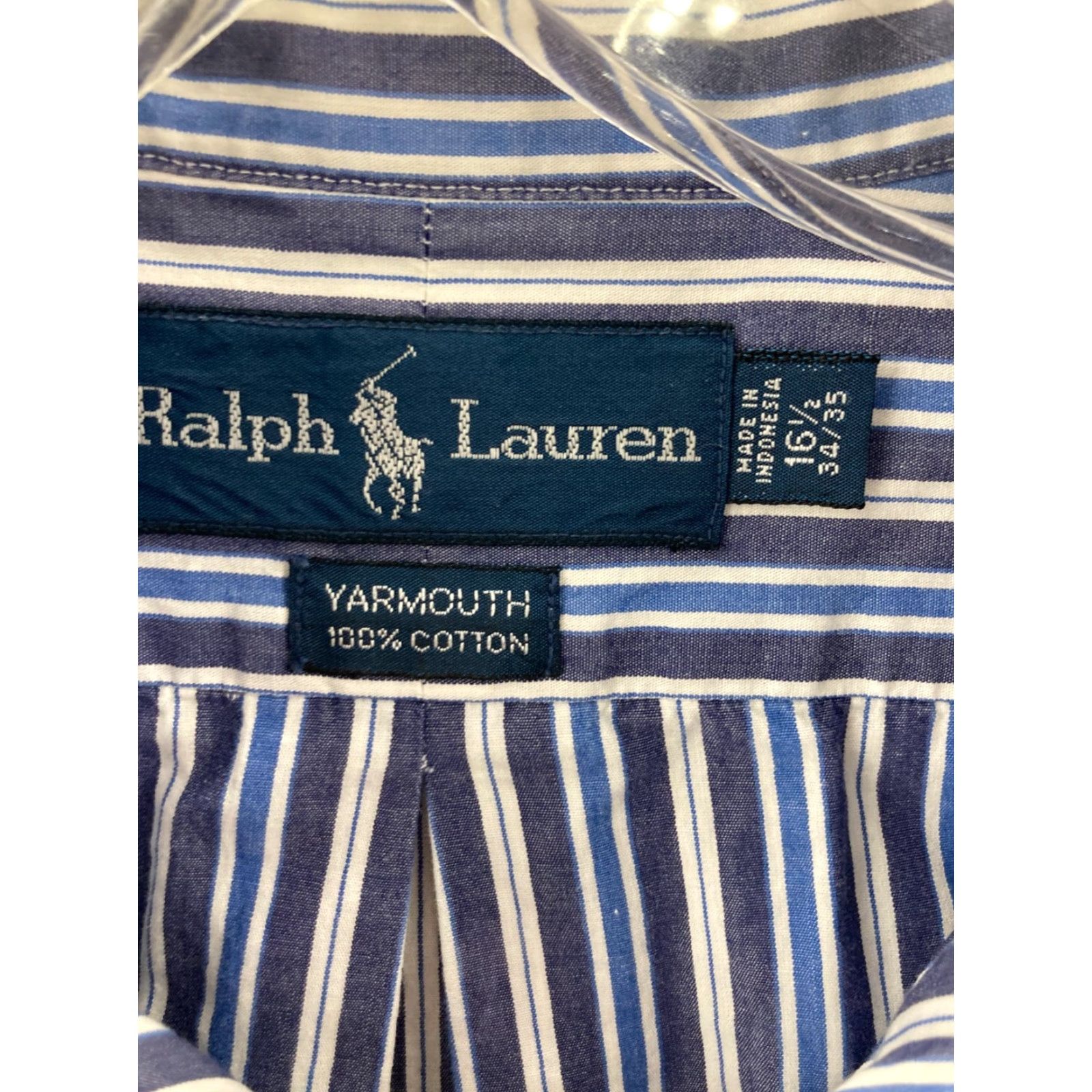 Ralph Lauren Ralph Lauren Shirt Mens 16.5 34/35 Striped Button Down Long Sleeve Classic Shirt Size US XL / EU 56 / 4 - 2 Thumbnail