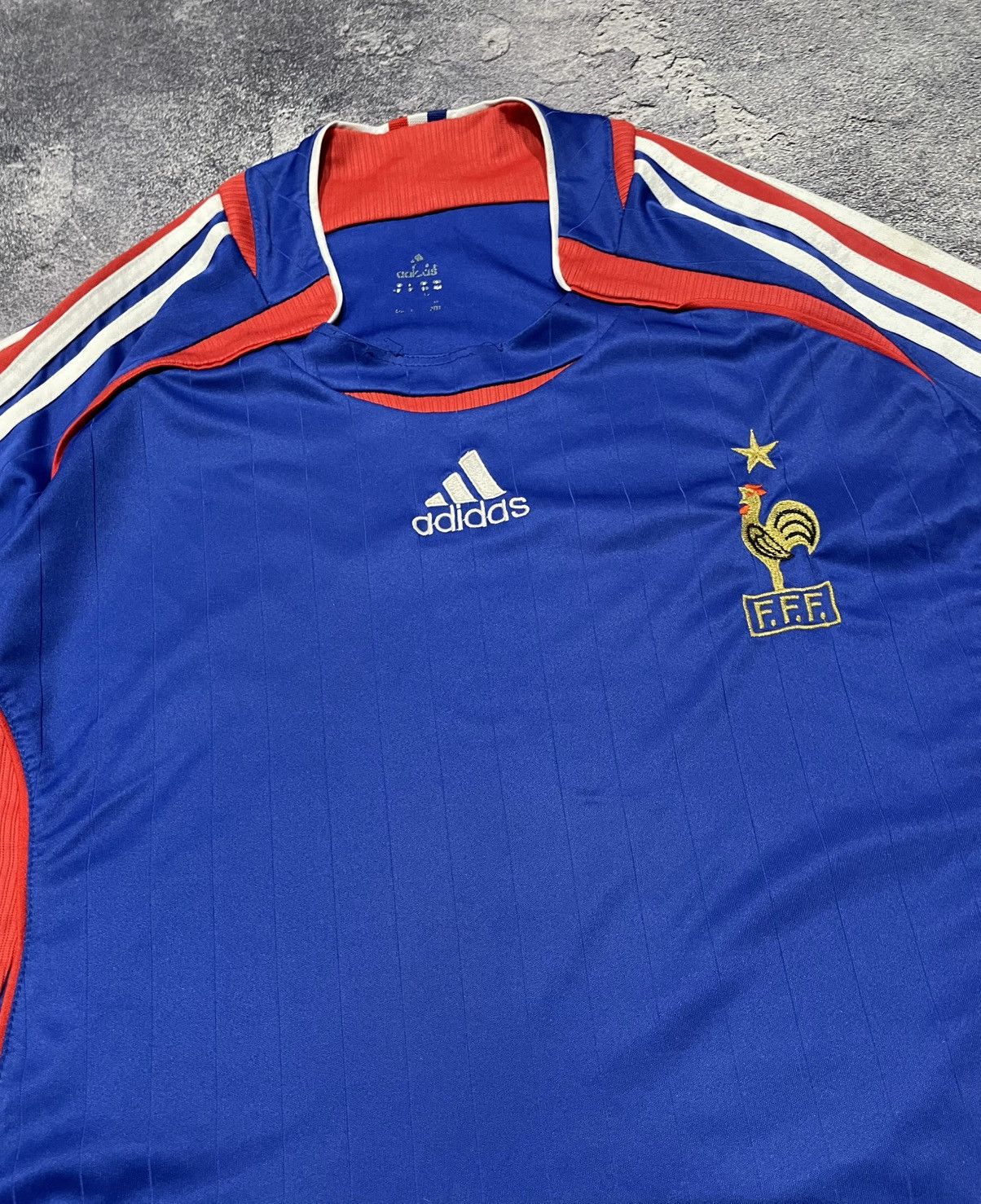 Adidas × Vintage 2006/07 Adidas France Vintage Retro Soccer Jersey Y2K Size US M / EU 48-50 / 2 - 4 Thumbnail