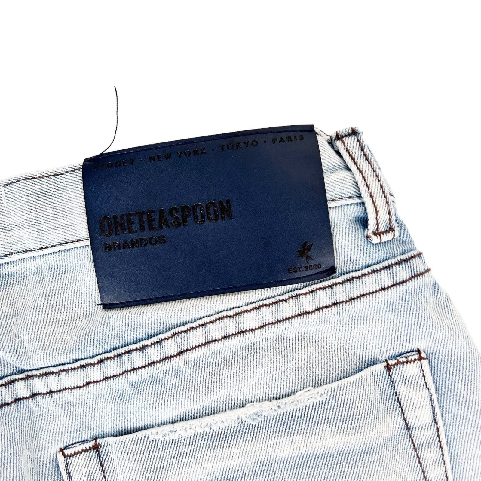 One Teaspoon One Teaspoon Distressed Button Fly Jean Shorts Sz 25 Size 25" / US 0 / IT 36 - 5 Thumbnail