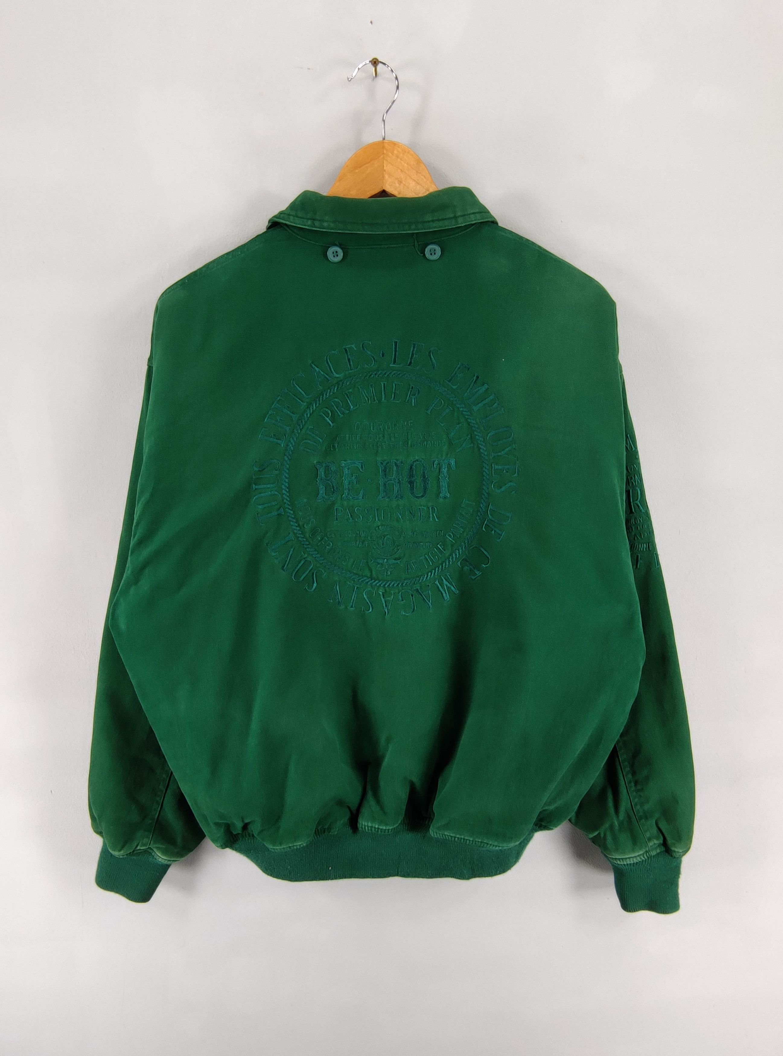 Japanese Brand Vintage Be-Hot Bomber Jacket Embroidered Logo Zipper Size US L / EU 52-54 / 3 - 13 Thumbnail