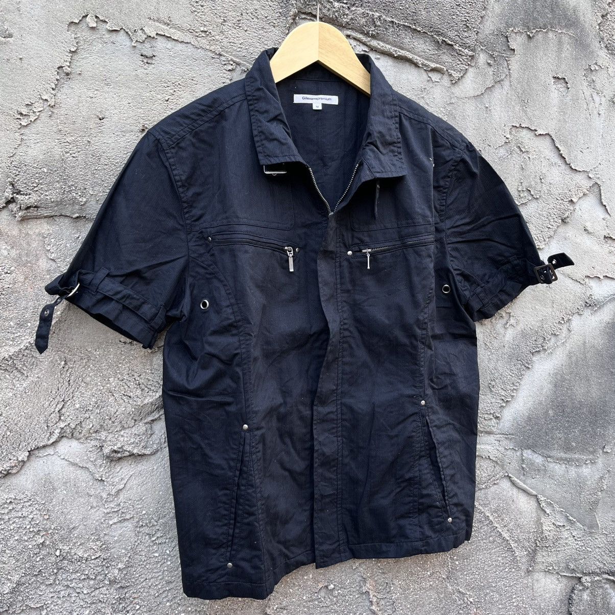 Japanese Brand Gilevans biker shirt 4 pocket Size US M / EU 48-50 / 2 - 1 Thumbnail