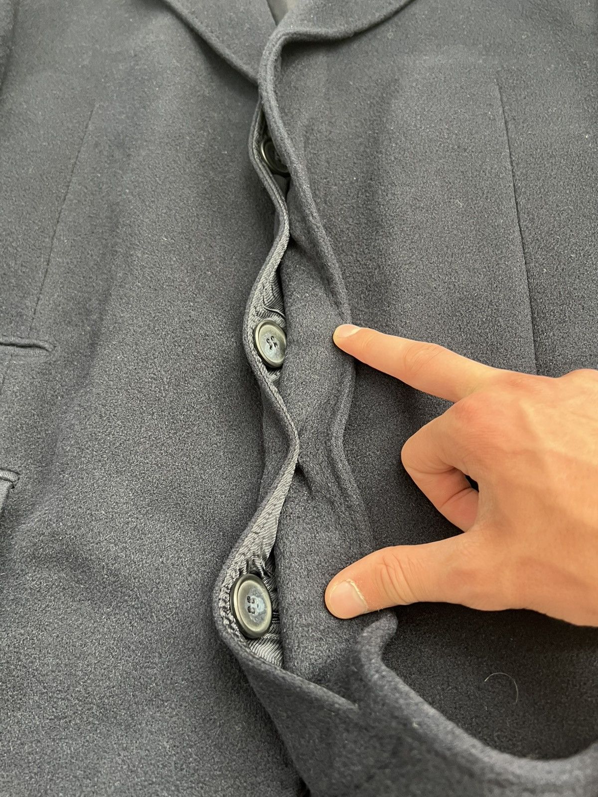 Balmain Balmain Wool Coat Luxury Vintage Jacket Size M Size US M / EU 48-50 / 2 - 5 Thumbnail