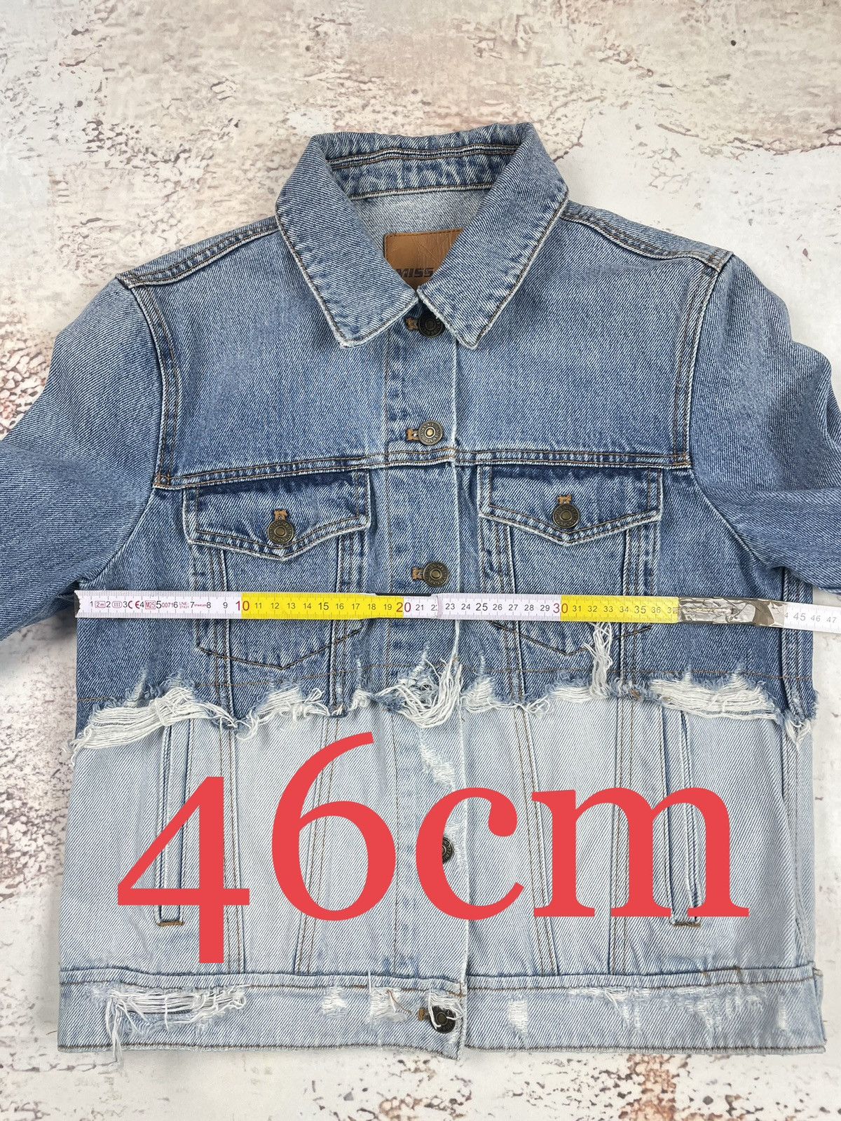 Miss Sixty Miss Sixty M Cropped Denim Jacket Blue Spring Classic egv Size M / US 6-8 / IT 42-44 - 7 Thumbnail
