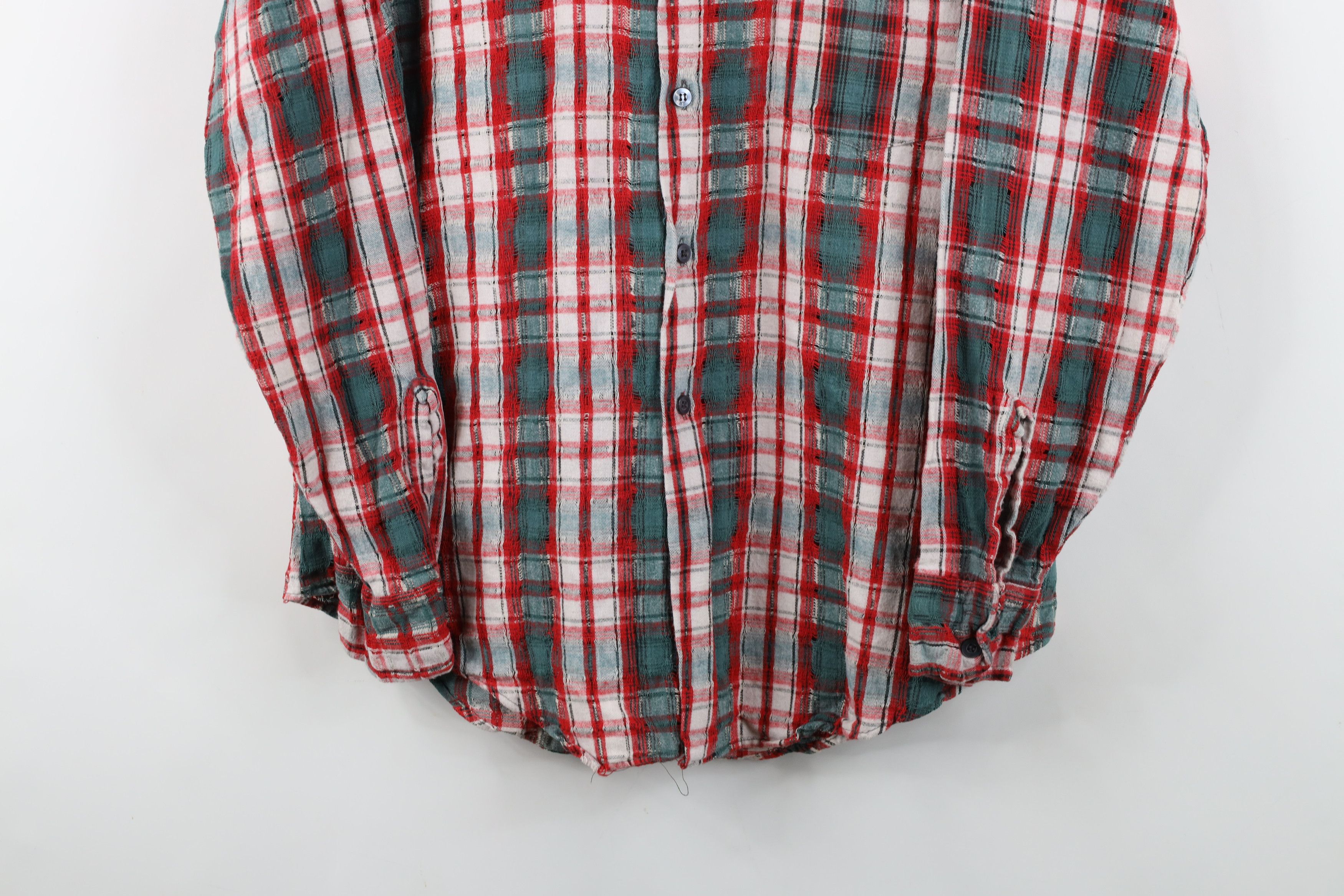 Vintage Vintage 70s Streetwear Gauzy Cotton Flannel Button Shirt Size US M / EU 48-50 / 2 - 3 Thumbnail