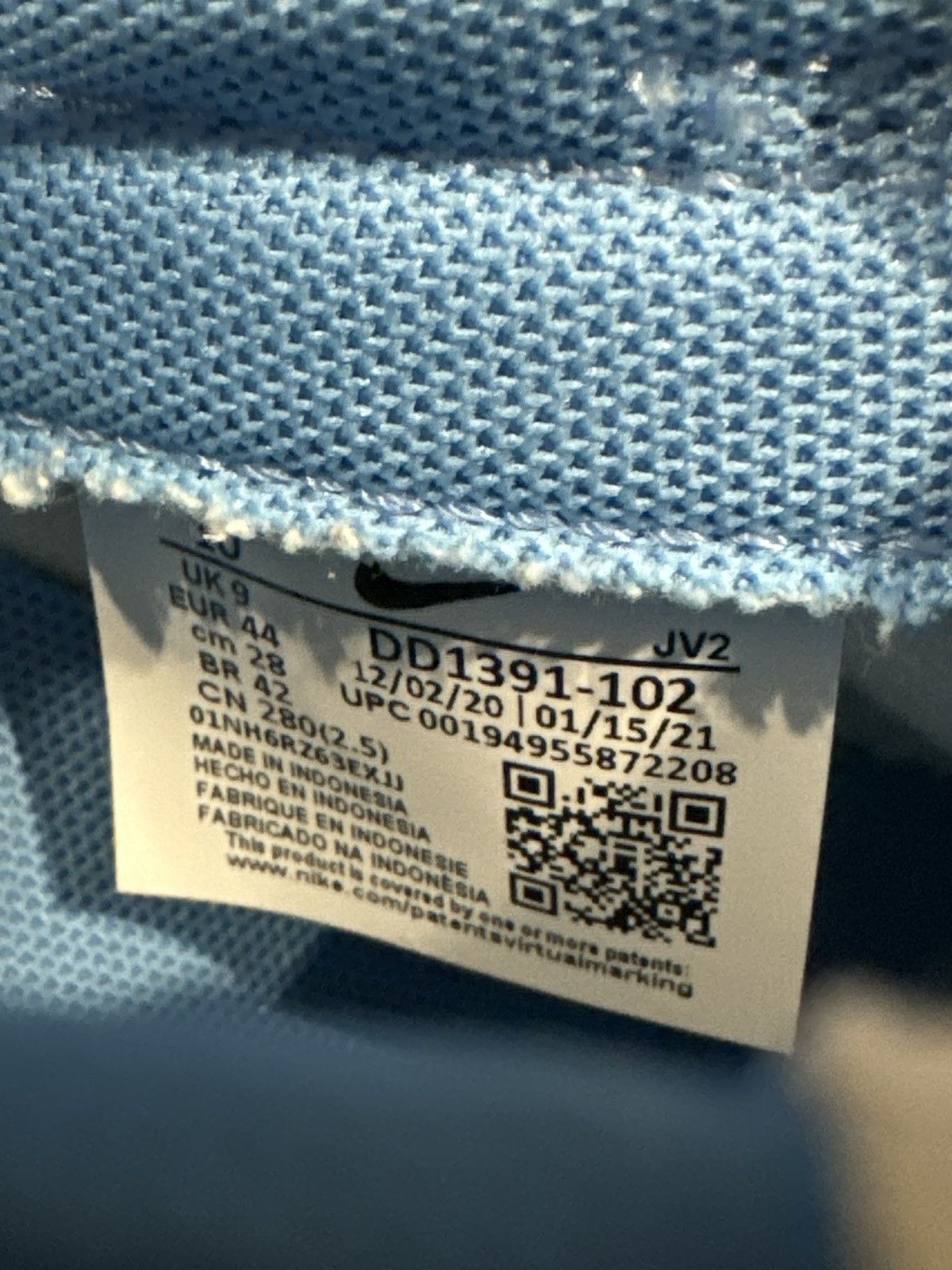 Nike University Blue Dunk Low Size US 10 / EU 43 - 6 Thumbnail