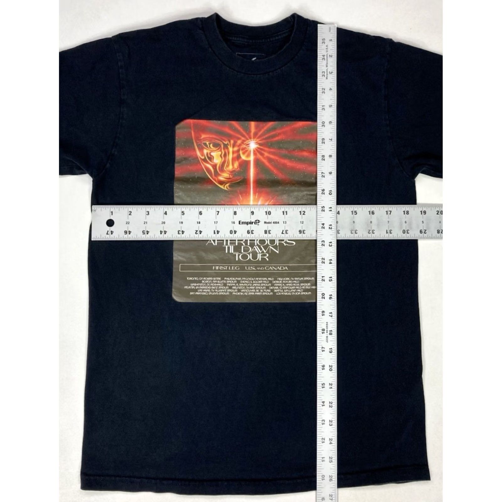 Vintage VINTAGE XO The Weeknd After Hours Til Dawn Graphic T-shirt Women Medium Black Music Size M / US 6-8 / IT 42-44 - 6 Thumbnail