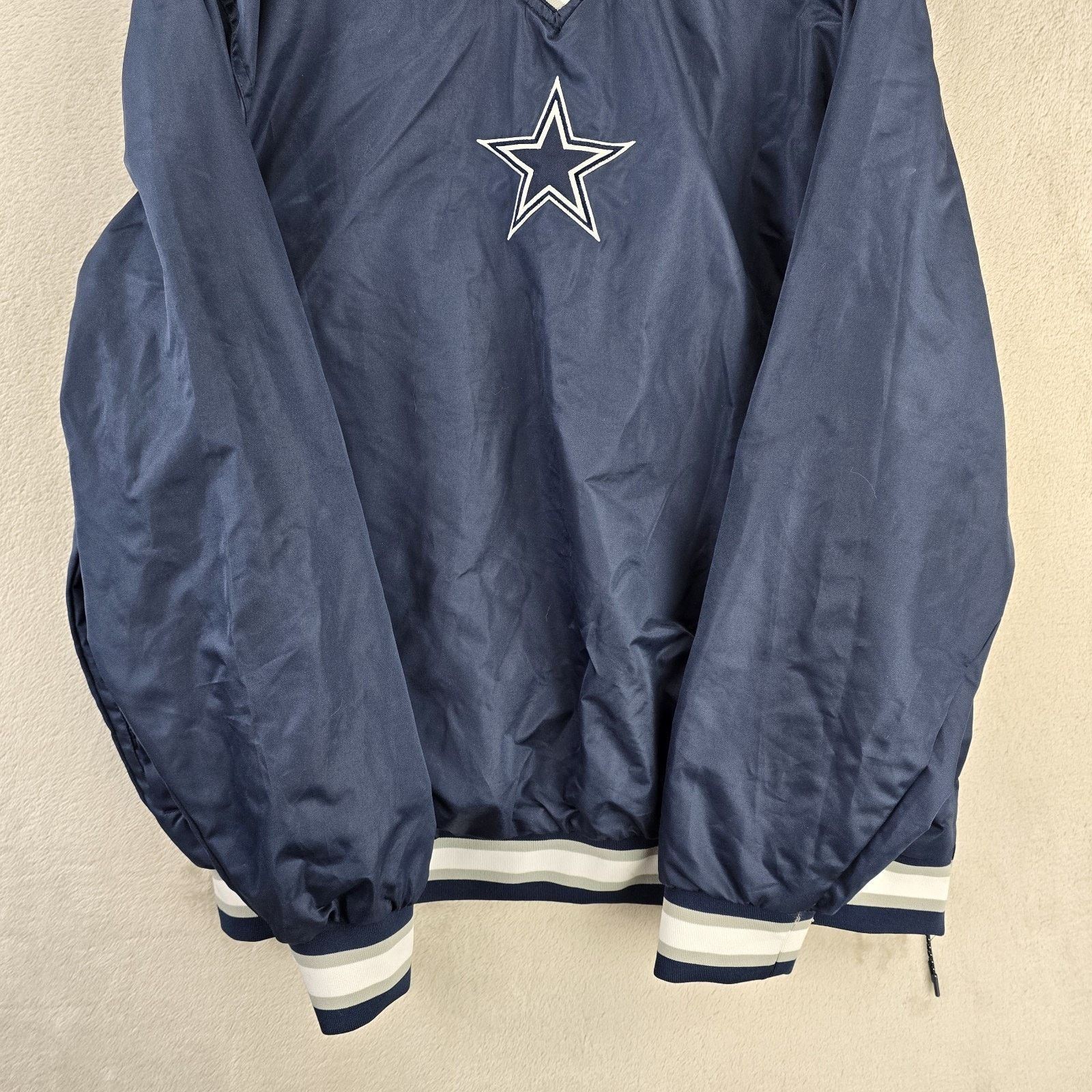 Other Dallas Cowboys Jacket Large Windbreaker Ultra Game V Neck Size US L / EU 52-54 / 3 - 4 Thumbnail