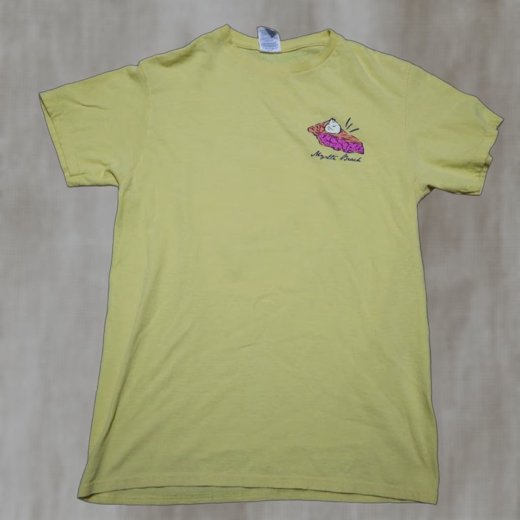 Delta Myrtle Beach South Carolina Southern Sweet Yellow Tee T-Shirt Size S Small Size US S / EU 44-46 / 1 - 1 Thumbnail