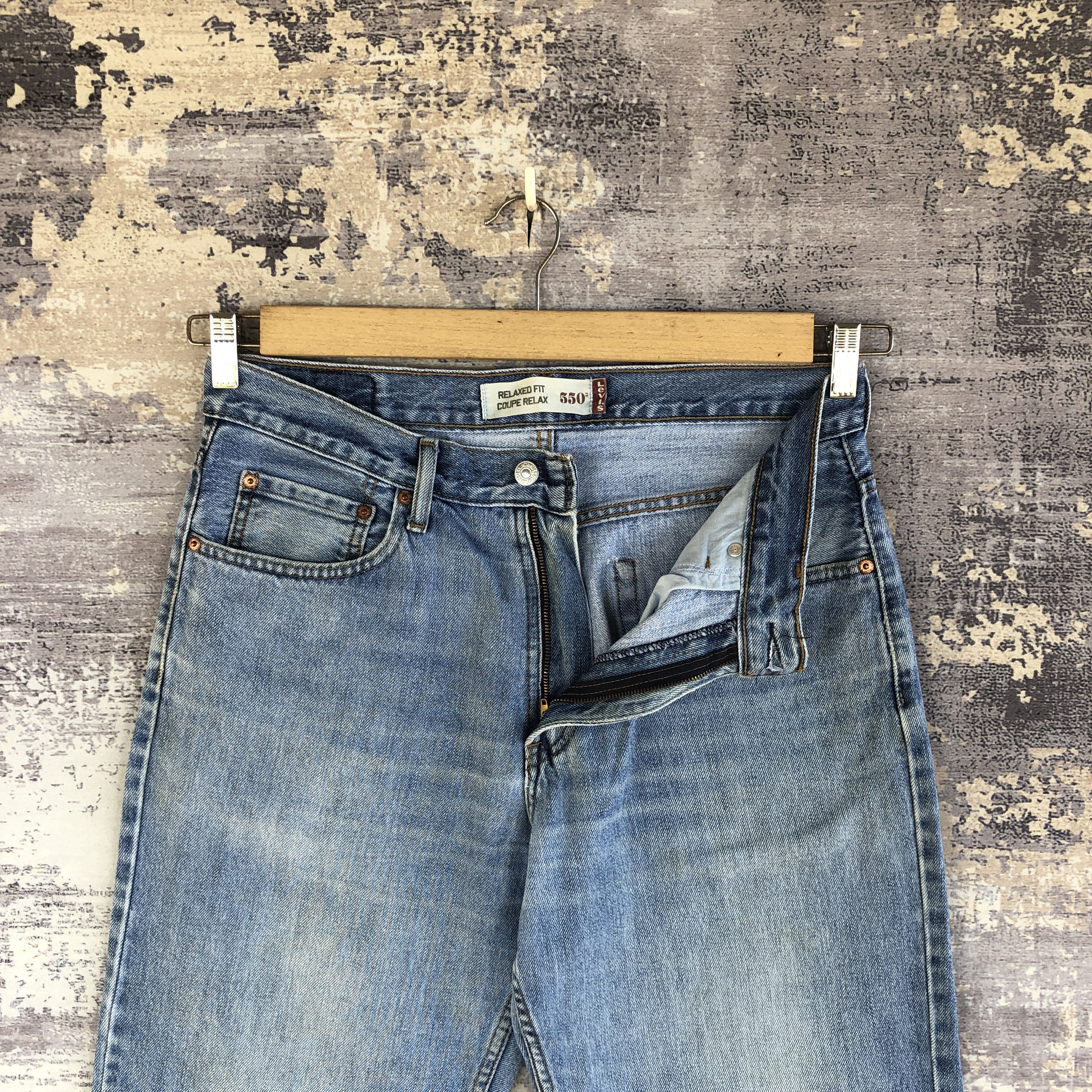 Levi's Vintage Levis Sun Faded Jeans Levi's 550 Light Wash Denim Size US 32 / EU 48 - 7 Thumbnail