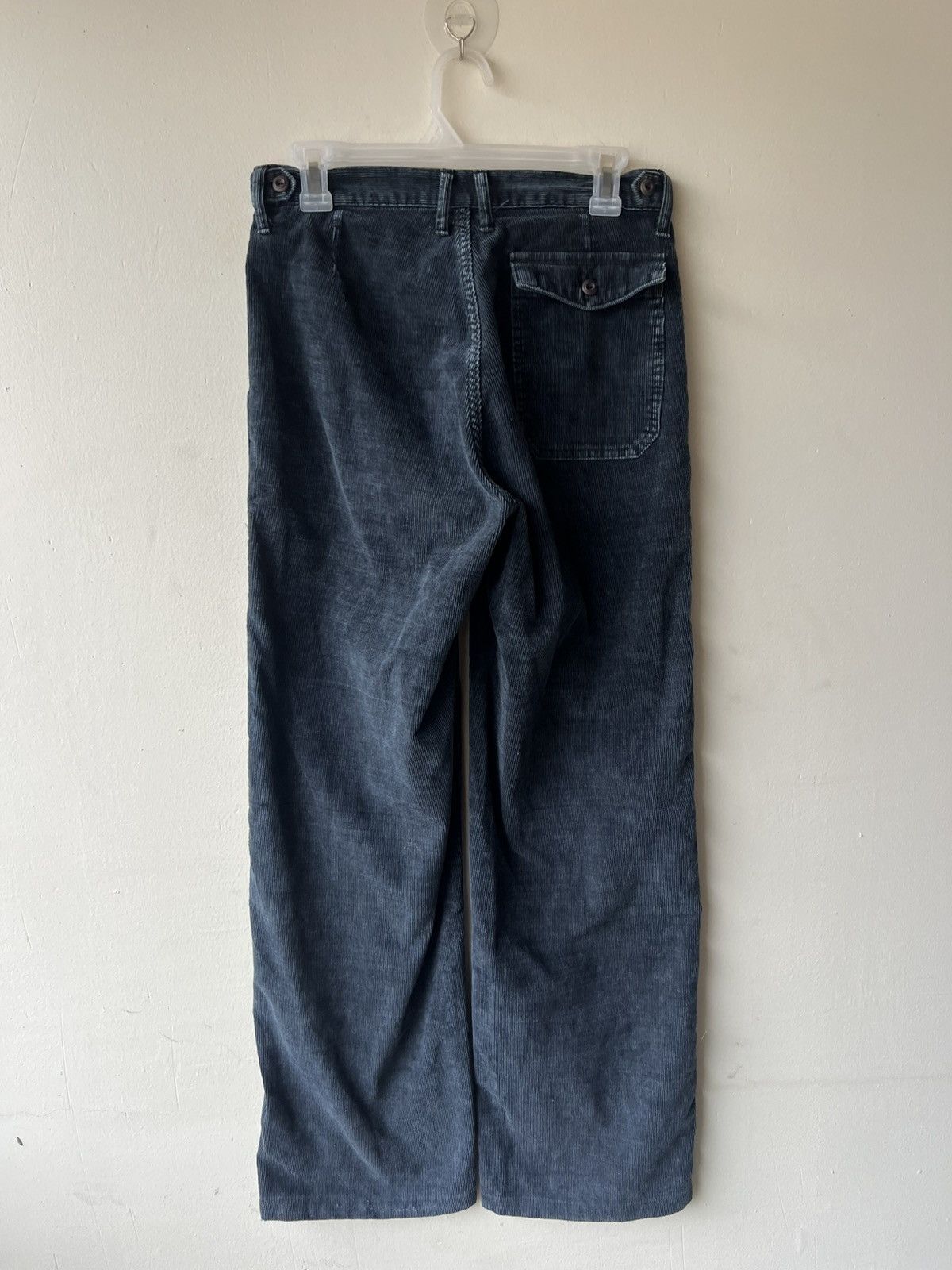 45rpm 2000s 45rpm Japan Fade Corduroy Blue Black Fatigue Pant Size US 28 / EU 44 - 3 Thumbnail