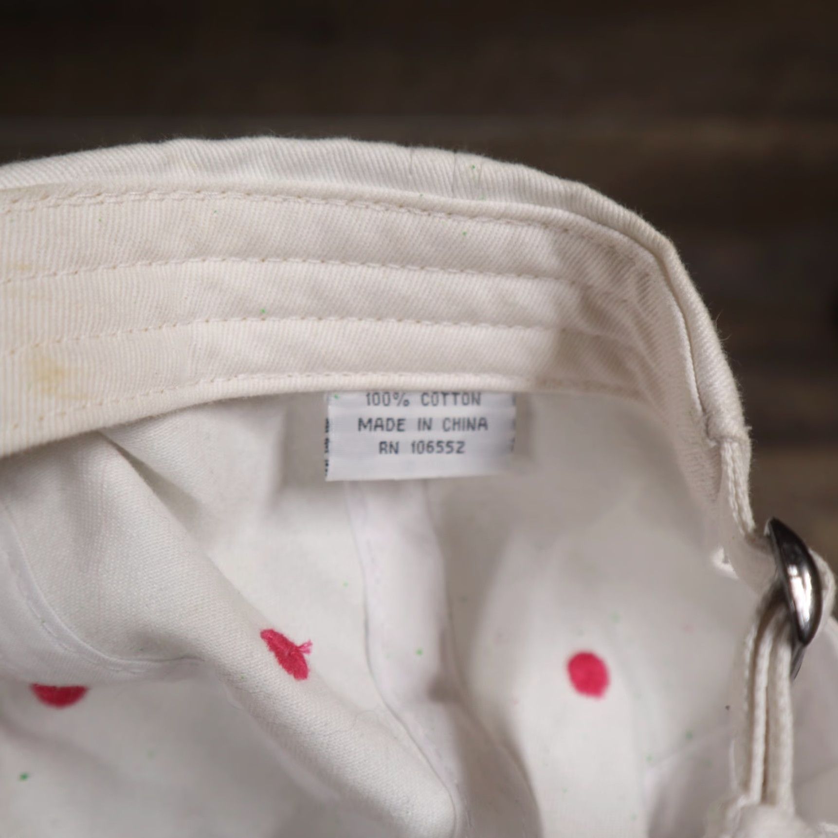 George VINTAGE Mount Vernon George Washington Souvenir Hat Cap Pink Adult Strapback Size ONE SIZE - 8 Thumbnail