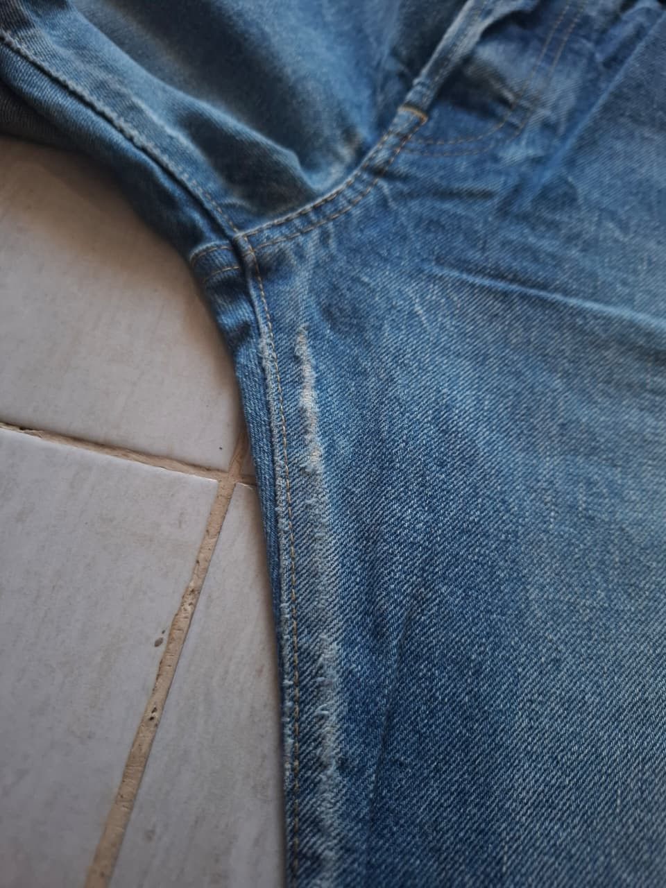 Chimala Vintage Chimala selvedge blue washed denim Size US 29 - 7 Thumbnail