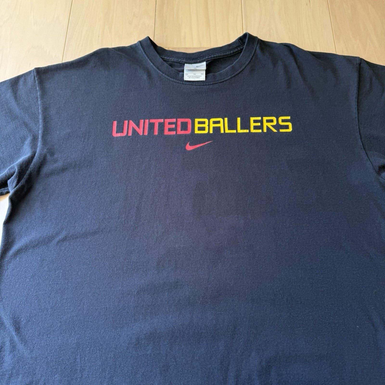 Nike × Vintage Vintage Nike United Ballers Shirt XL Black Y2K Basketball Size US XL / EU 56 / 4 - 3 Thumbnail