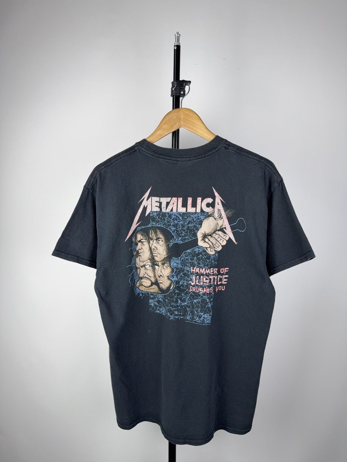 Band Tees × Metallica × Vintage Metallica Justice For All Vintage Tee 1994/2006 Double Print Size US L / EU 52-54 / 3 - 6 Thumbnail