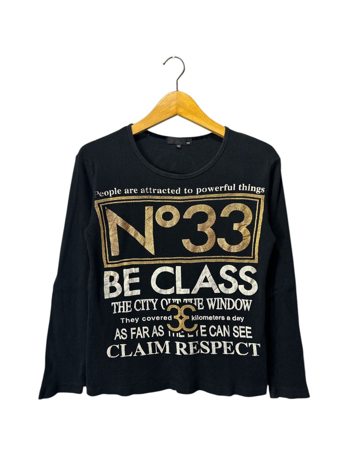 14th Addiction NR 33 THERMAL GOTHIC POEM LONG SLEEVE TEE IFSIX LGB STYLE Size S / US 4 / IT 40 - 1 Thumbnail