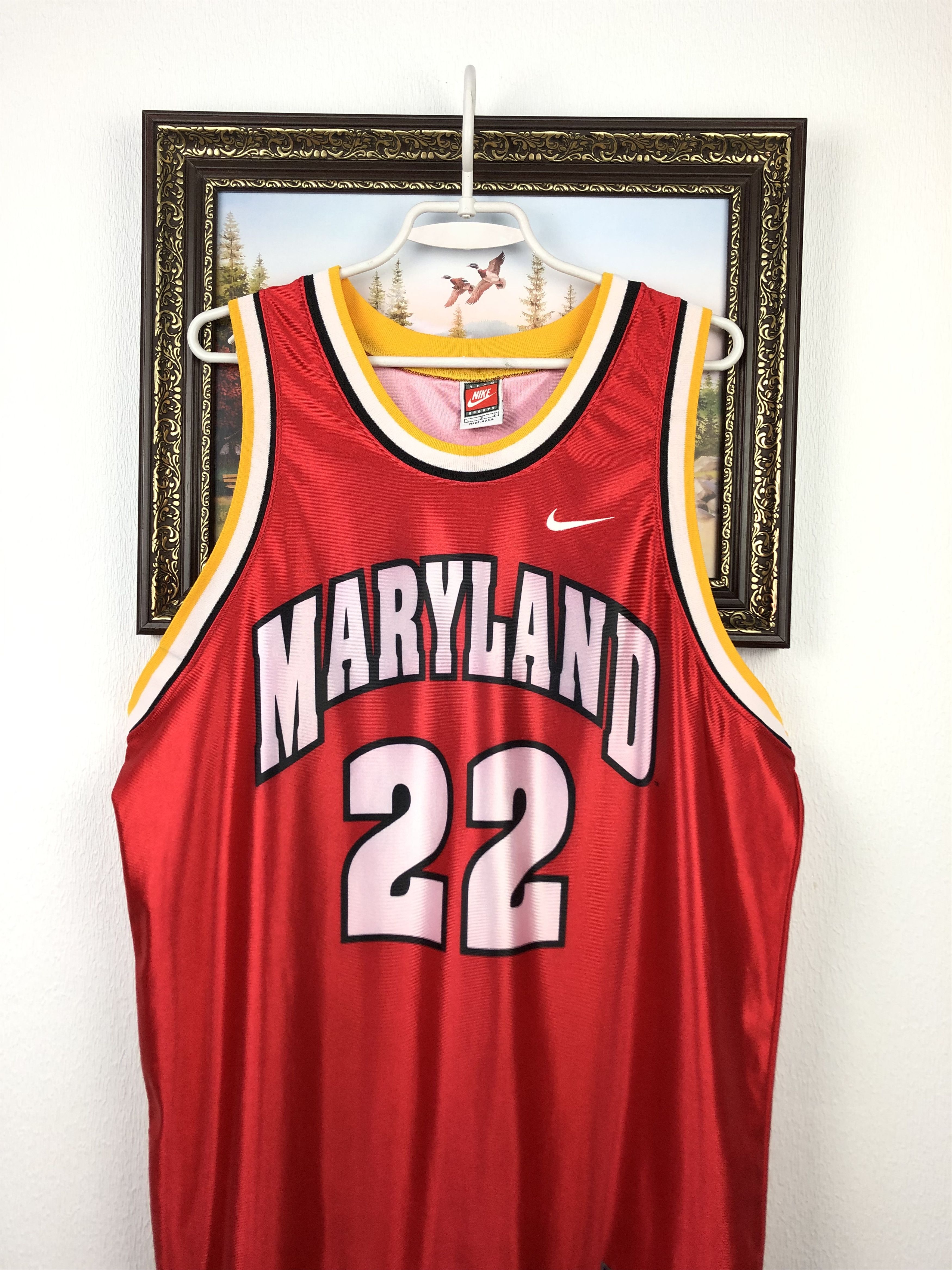 Nike Vintage Nike Maryland Terrapins Keith Booth Jersey Size US L / EU 52-54 / 3 - 2 Thumbnail