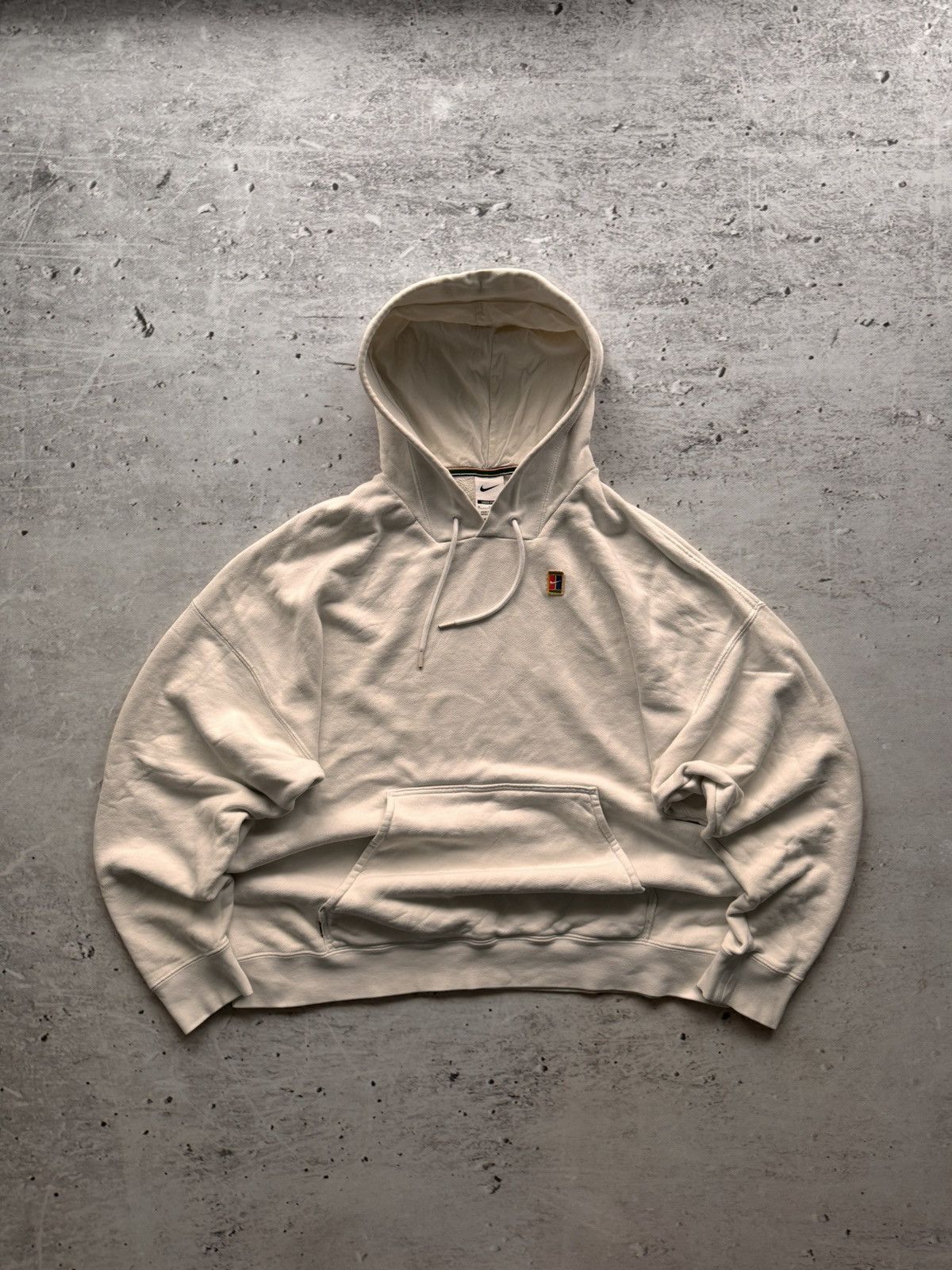 Nike × Vintage NIKE VINTAGE CENTER LOGO OVERSIZE BOXY HOODIE Size US XL / EU 56 / 4 - 1 Thumbnail