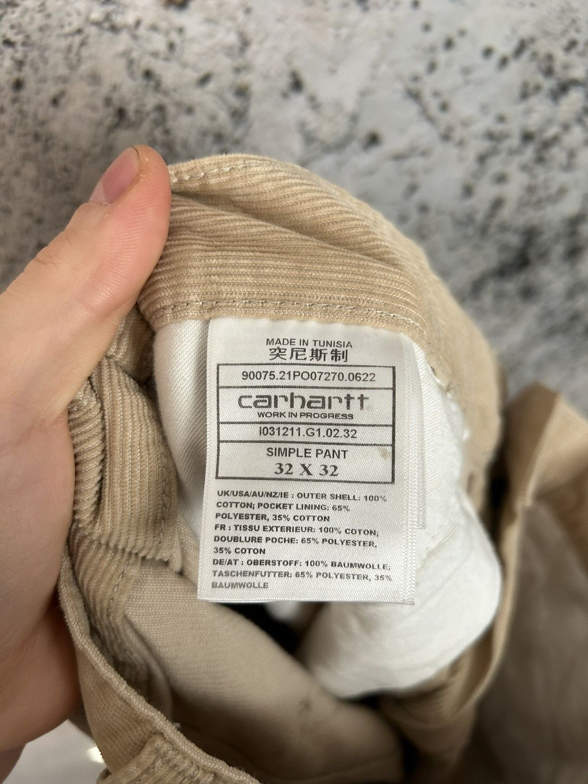 Carhartt Vintage Carhartt Simple Pant Corduroy Skateboards Streetwear Size US 32 / EU 48 - 7 Thumbnail