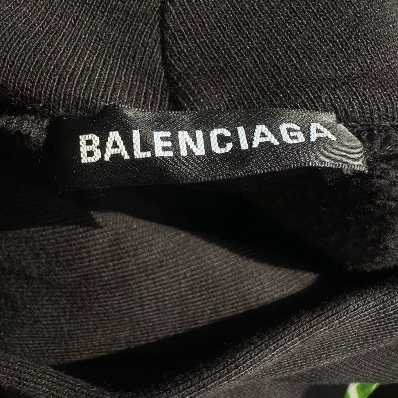Balenciaga Balenciaga SS19 SpeedHunters Matrix Print Hooded Sweatshirt Size US S / EU 44-46 / 1 - 6 Thumbnail