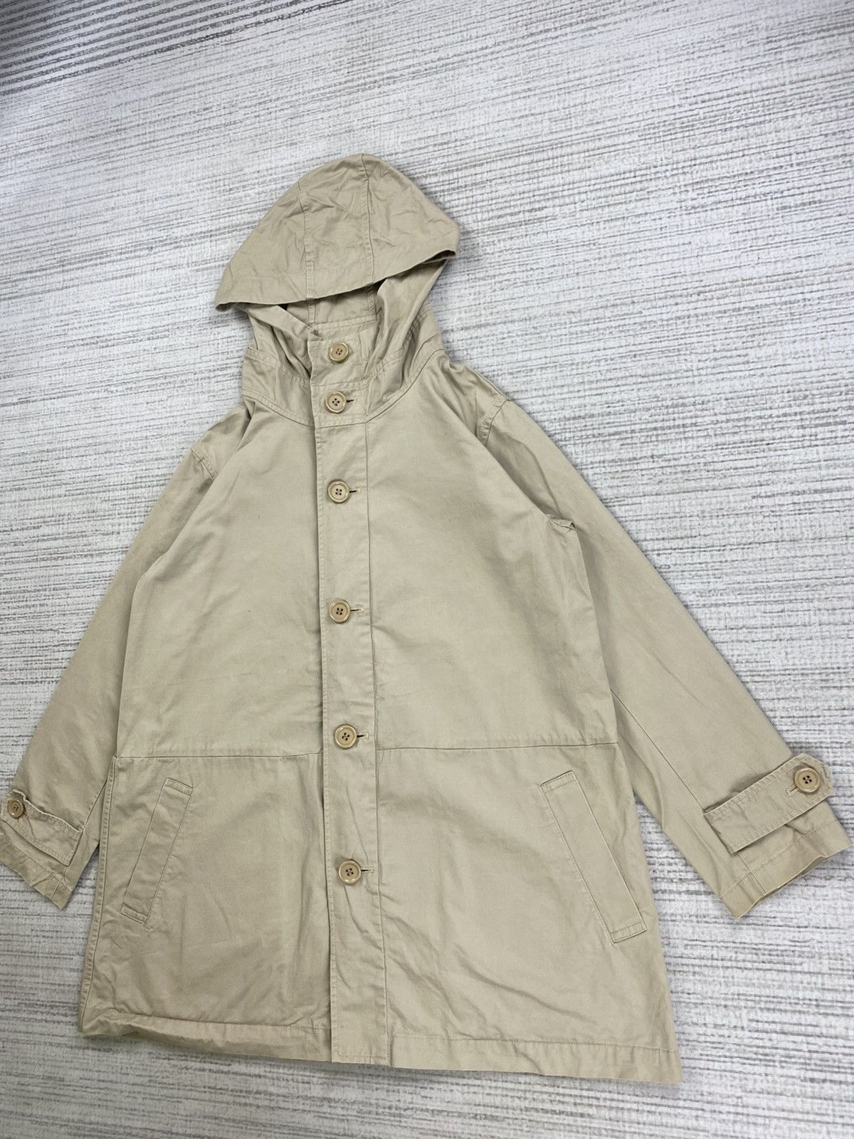 Issey Miyake Issey Miyake Plantation Buttoned Hoodie Jacket Size US M / EU 48-50 / 2 - 4 Thumbnail