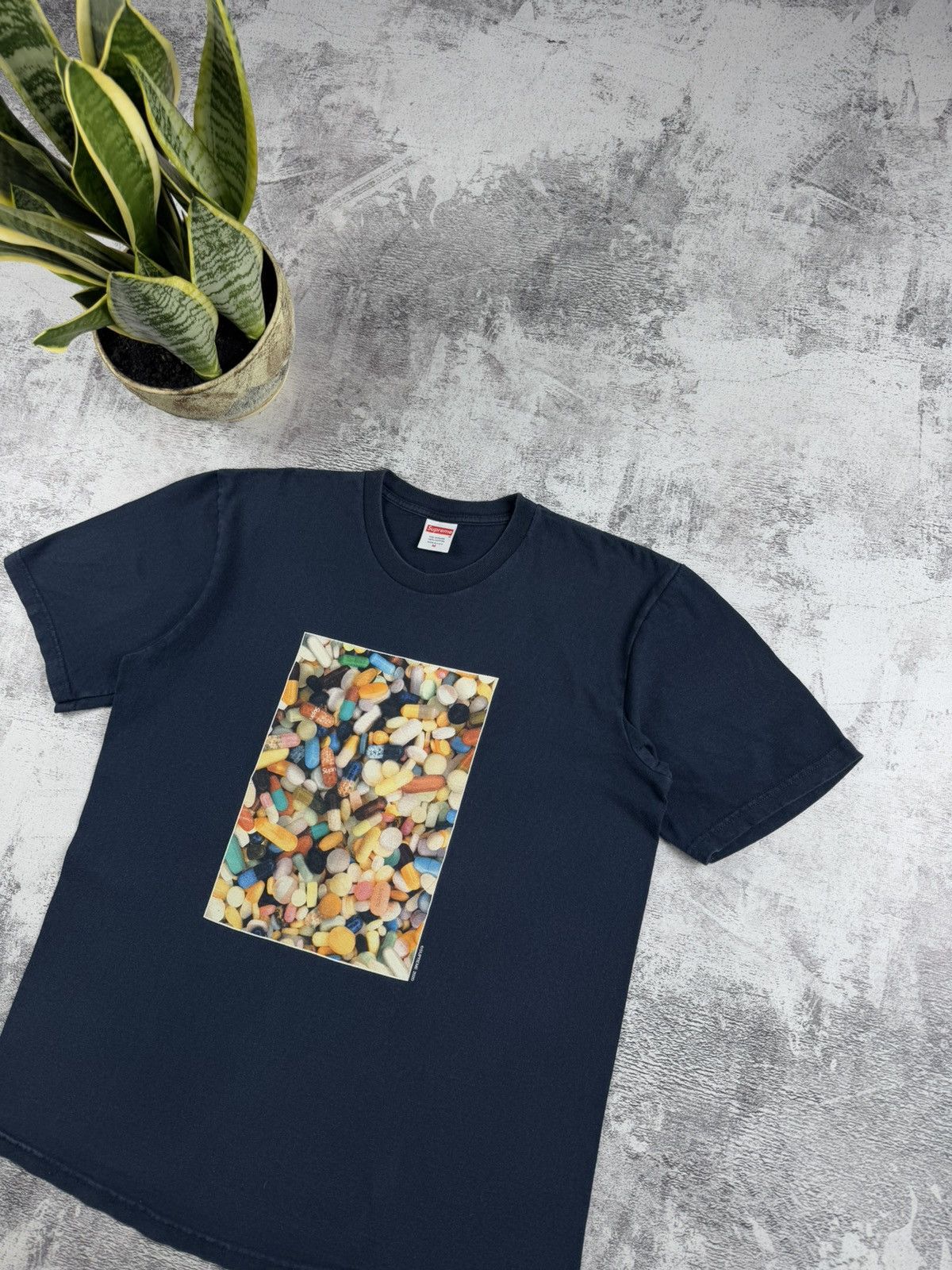 Supreme Supreme Pills FW20 Art 2020 Rap Baggy Relaxed T Shirt Tee Size US M / EU 48-50 / 2 - 3 Thumbnail