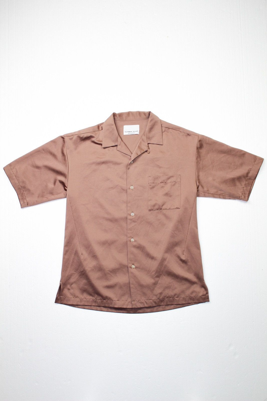 Number (N)ine Camp Collar S/S Shirt Size US S / EU 44-46 / 1 - 1 Thumbnail