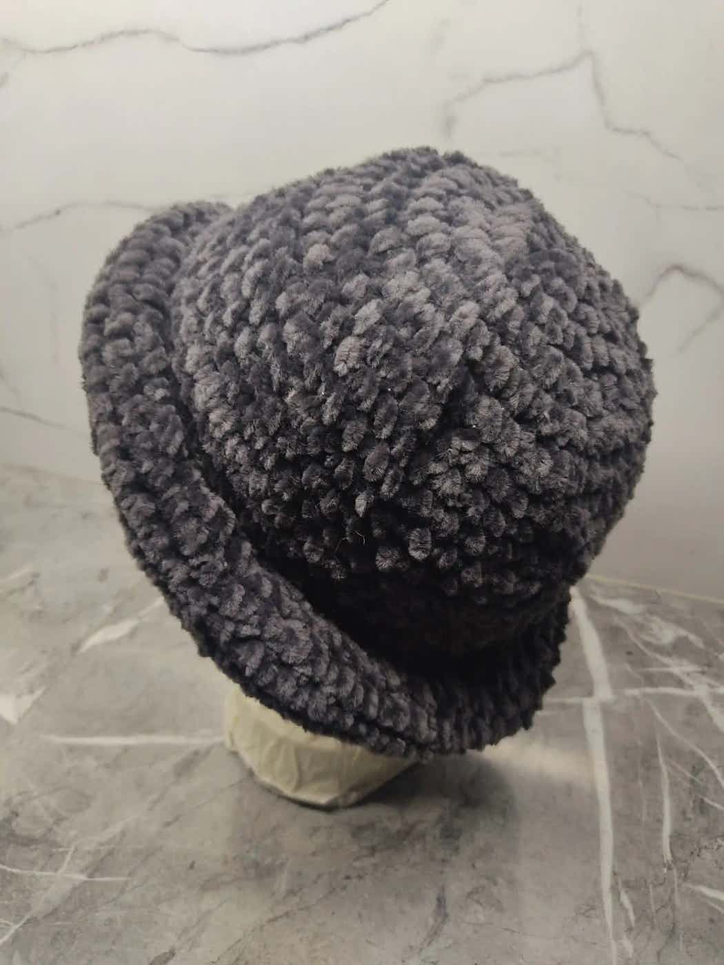 Handmade × Vintage Unknown Knit Bucket Hat Size ONE SIZE - 4 Thumbnail