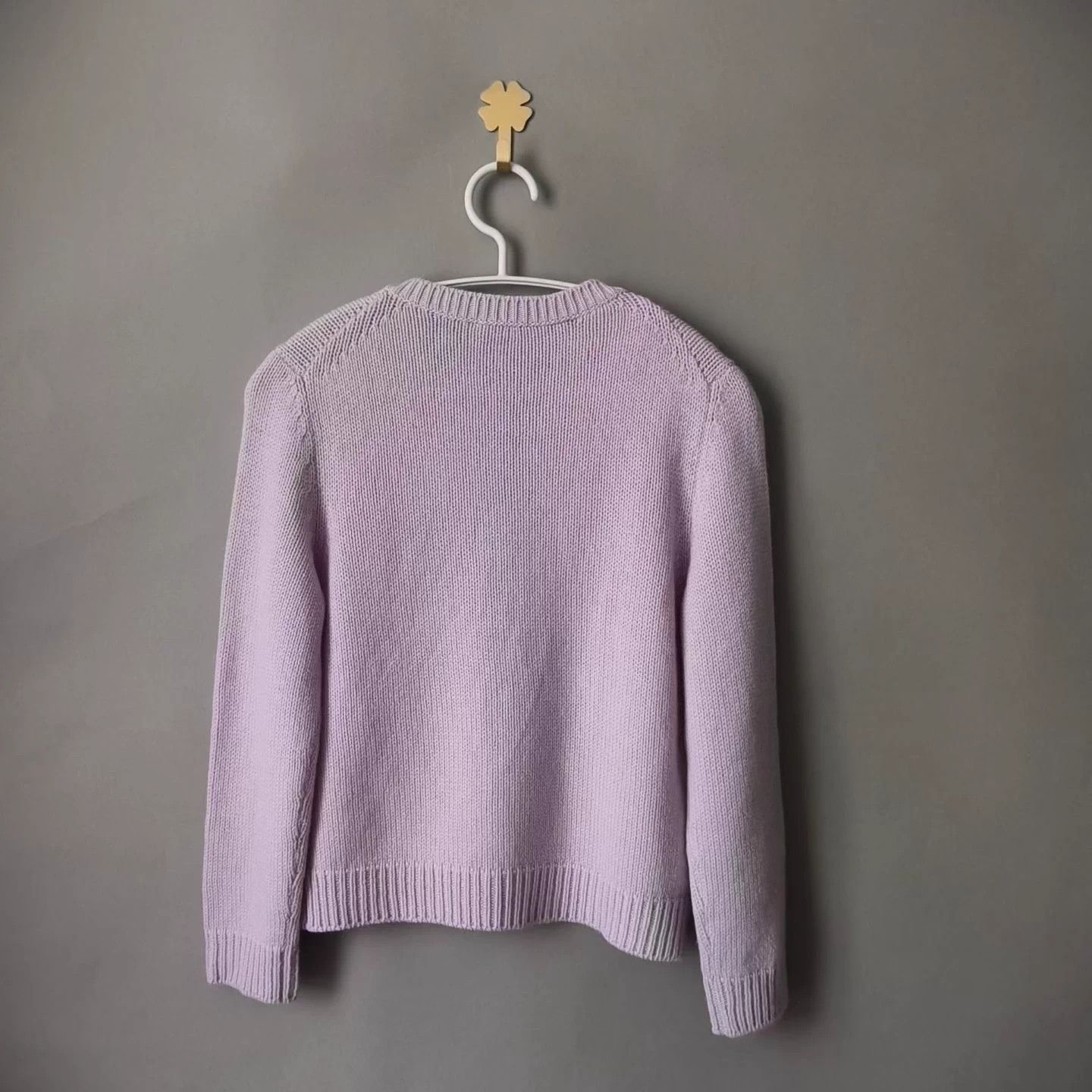 Miu Miu Miu Miu Women's Purple Pearl Button Cardigan 36 99 Size XS / US 0-2 / IT 36-38 - 2 Thumbnail