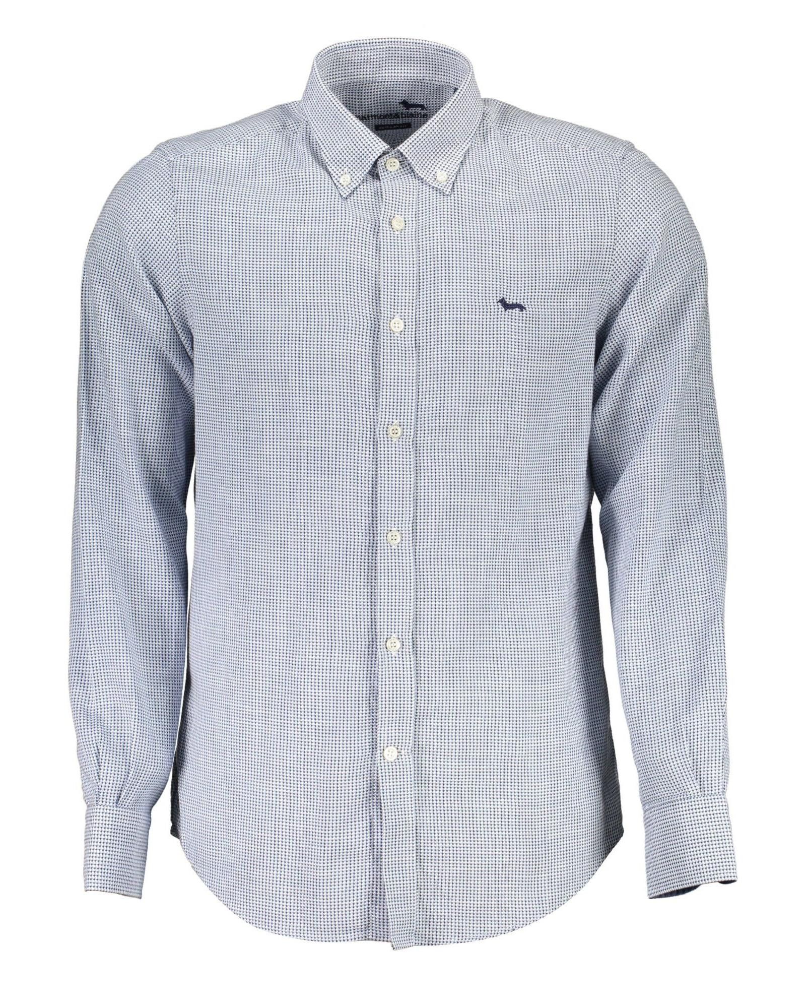Harmont & Blaine Blue Cotton Pattern Shirt main image 1