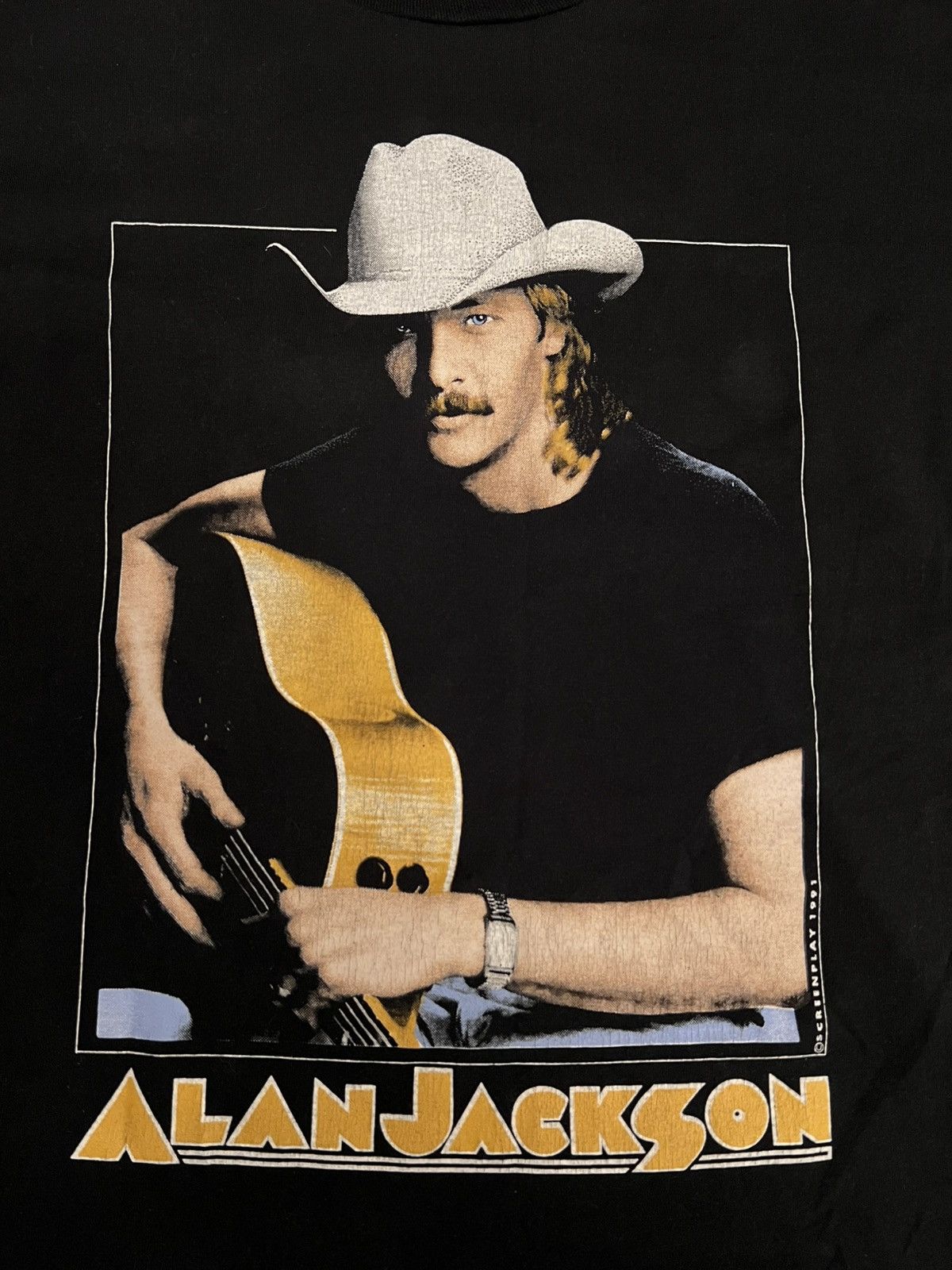 Vintage Vintage 1991 Alan Jackson Western Tour Tee Size US XXL / EU 58 / 5 - 3 Thumbnail