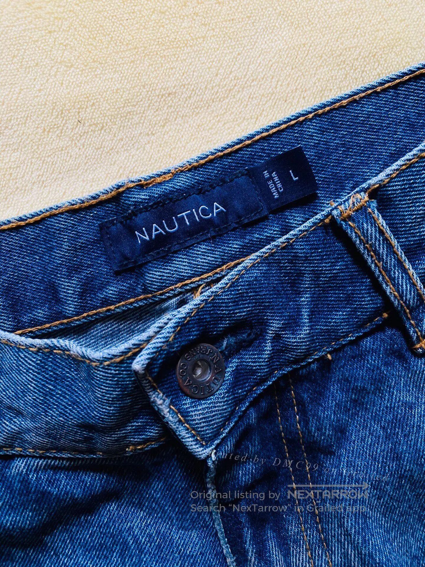 Beams Japan Nautica Beams Washed Embroidered Relaxed Jeans. Size US 28 / EU 44 - 4 Thumbnail