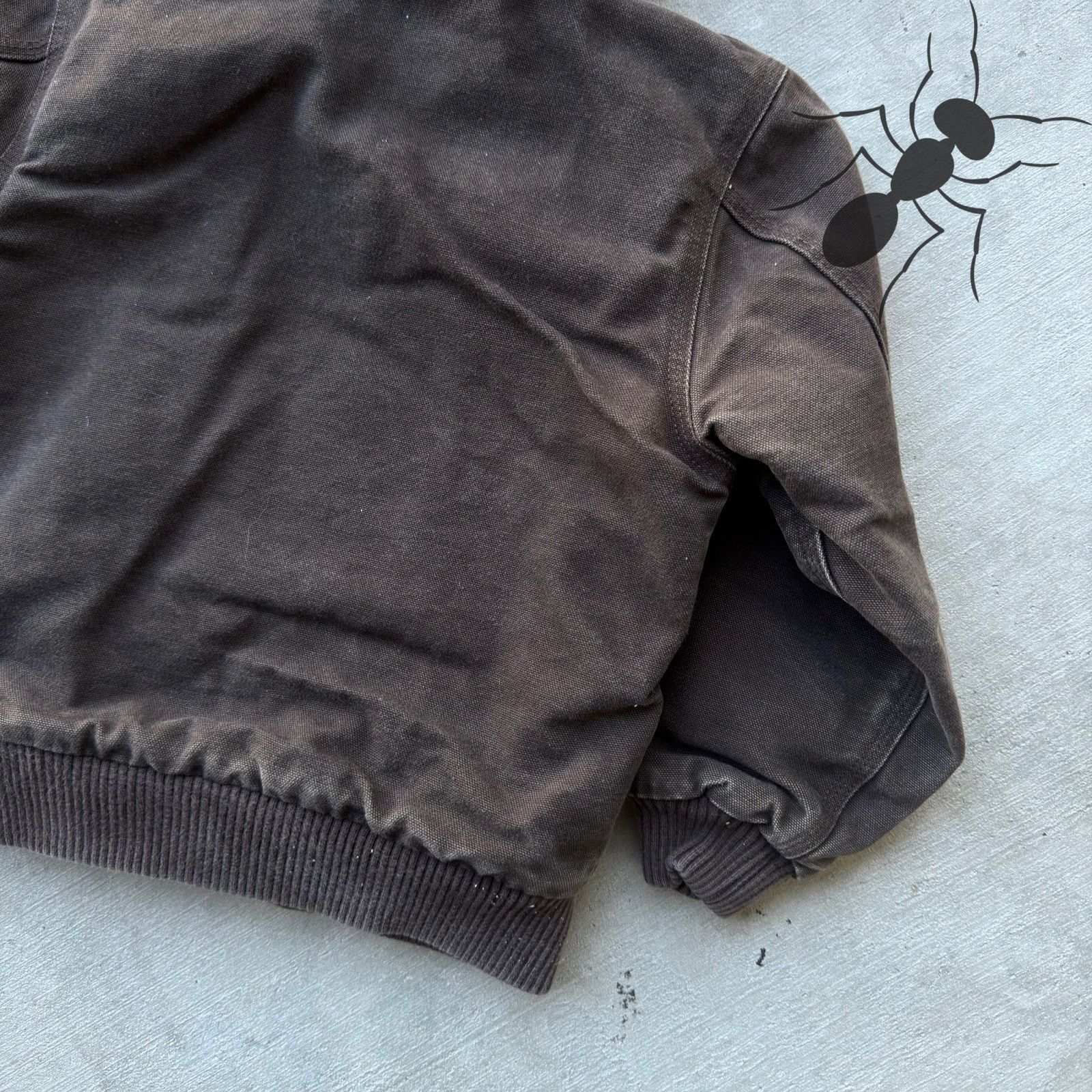 Carhartt × Vintage Vintage Y2K Carhartt YOUTH brown hooded work wear jacket Size US XXS / EU 40 - 8 Thumbnail