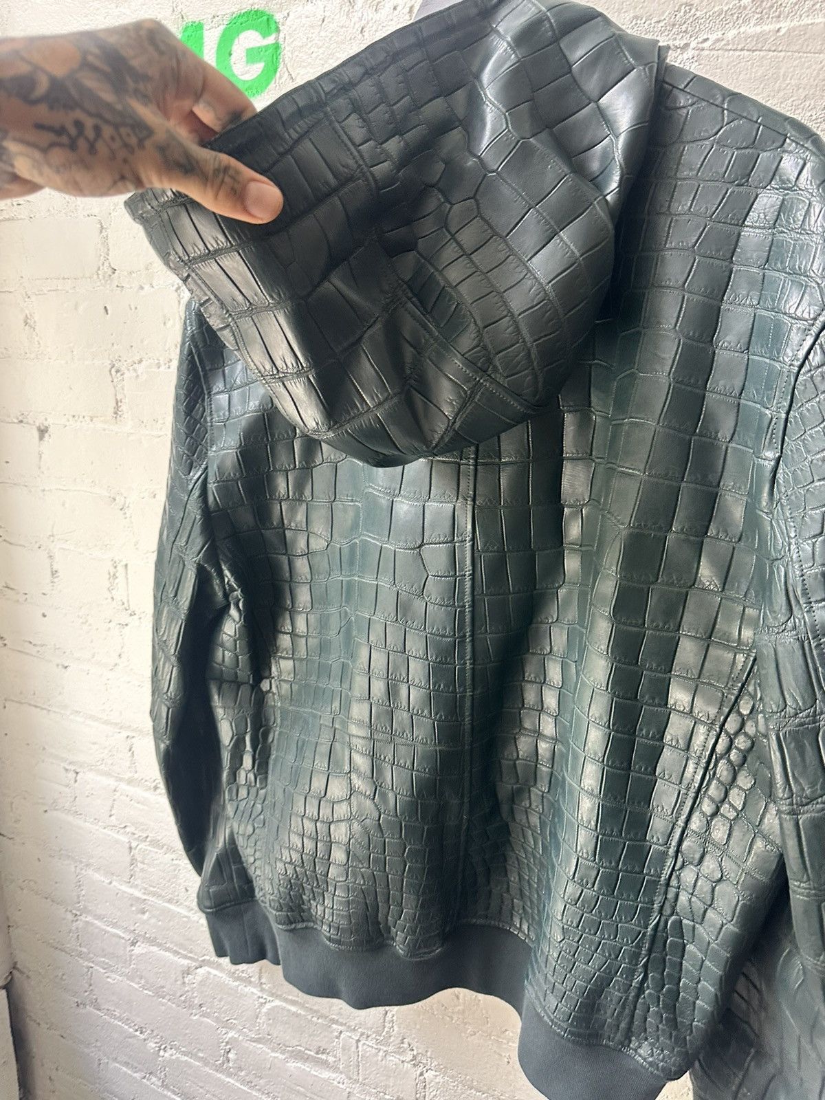 Hermes HERMES 1/1 CROC JACKET $350K 4Gseller Size US L / EU 52-54 / 3 - 13 Thumbnail