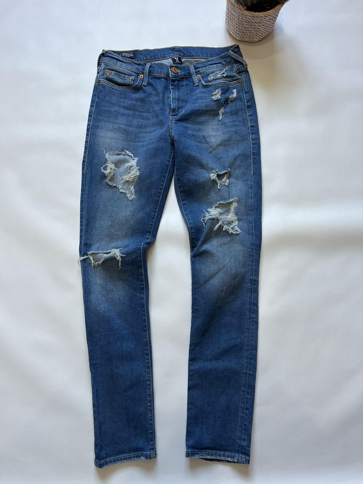 True Religion True Religion Blue Denim Pants Jeans Womens Size 29" - 1 Thumbnail