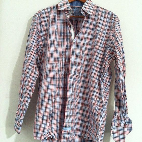 English Laundry ENGLISH LAUNDRY MENS COTTON CASUAL SHIRT SIZE: 16.5/34-35 Size US L / EU 52-54 / 3 - 3 Thumbnail