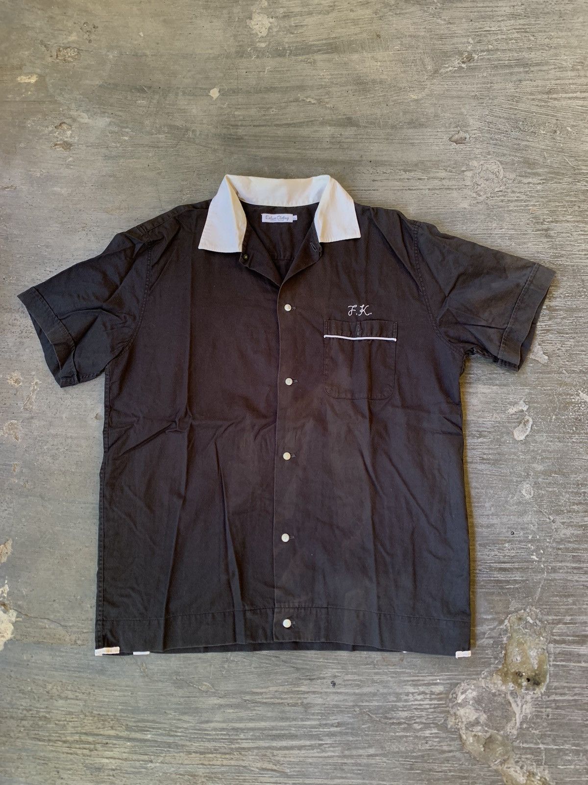 Other RARE Vtg Japanese Chain Gang Deluxe Clothing Bowling Shirt Size US L / EU 52-54 / 3 - 2 Thumbnail