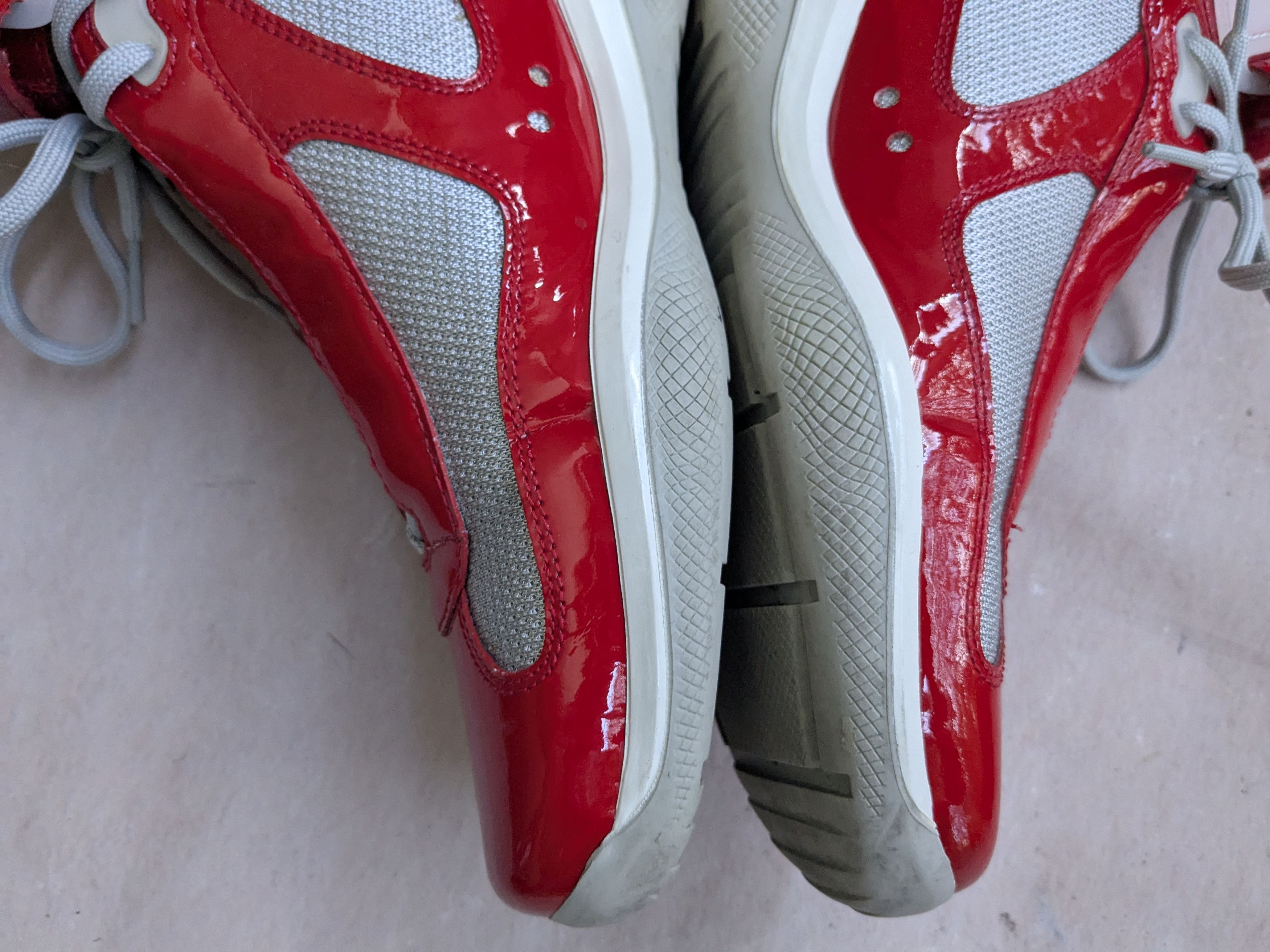 Prada Prada America's Cup Red High Tops 8.5 Patent Leather Size US 8.5 / EU 41-42 - 11 Thumbnail