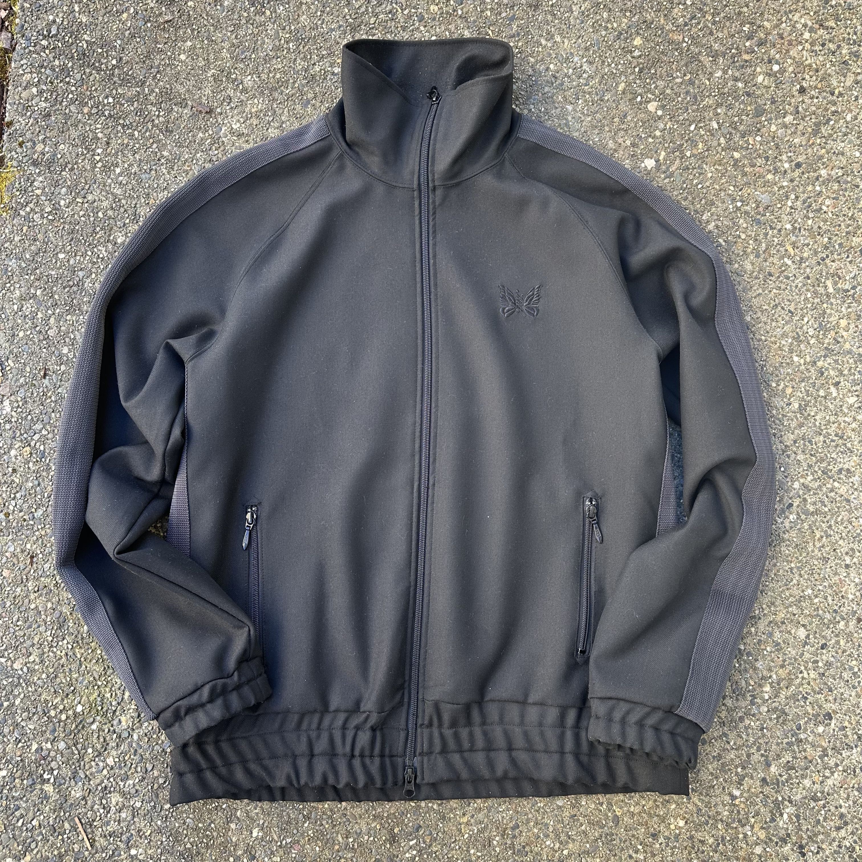 Needles Needles Track Jacket Navy Used Medium | Grailed