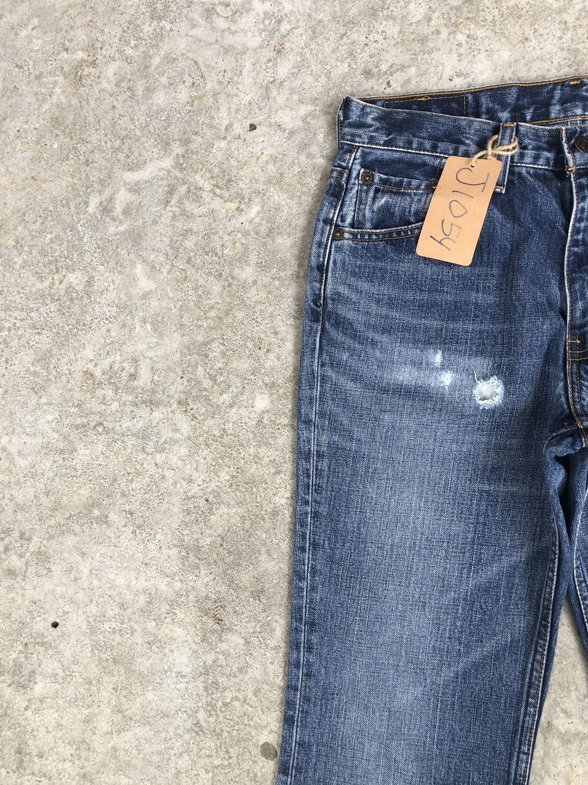 If Six Was Nine Levi’s 517 Flared Jeans Distressed Jeans Size US 30 / EU 46 - 4 Thumbnail