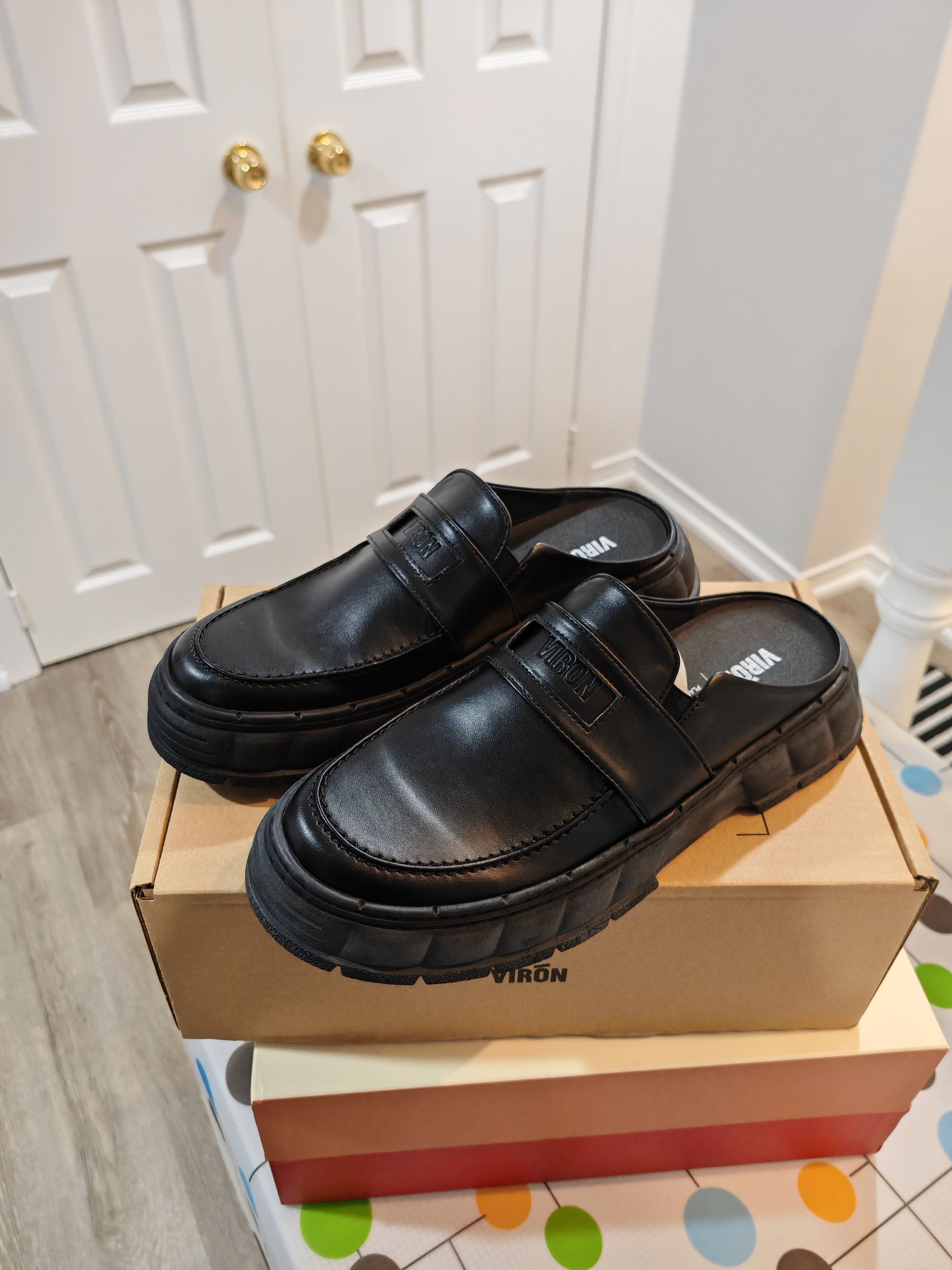 VIRON Handmade Backless Chunky-Sole Loafers Size US 9 / EU 42 - 5 Thumbnail