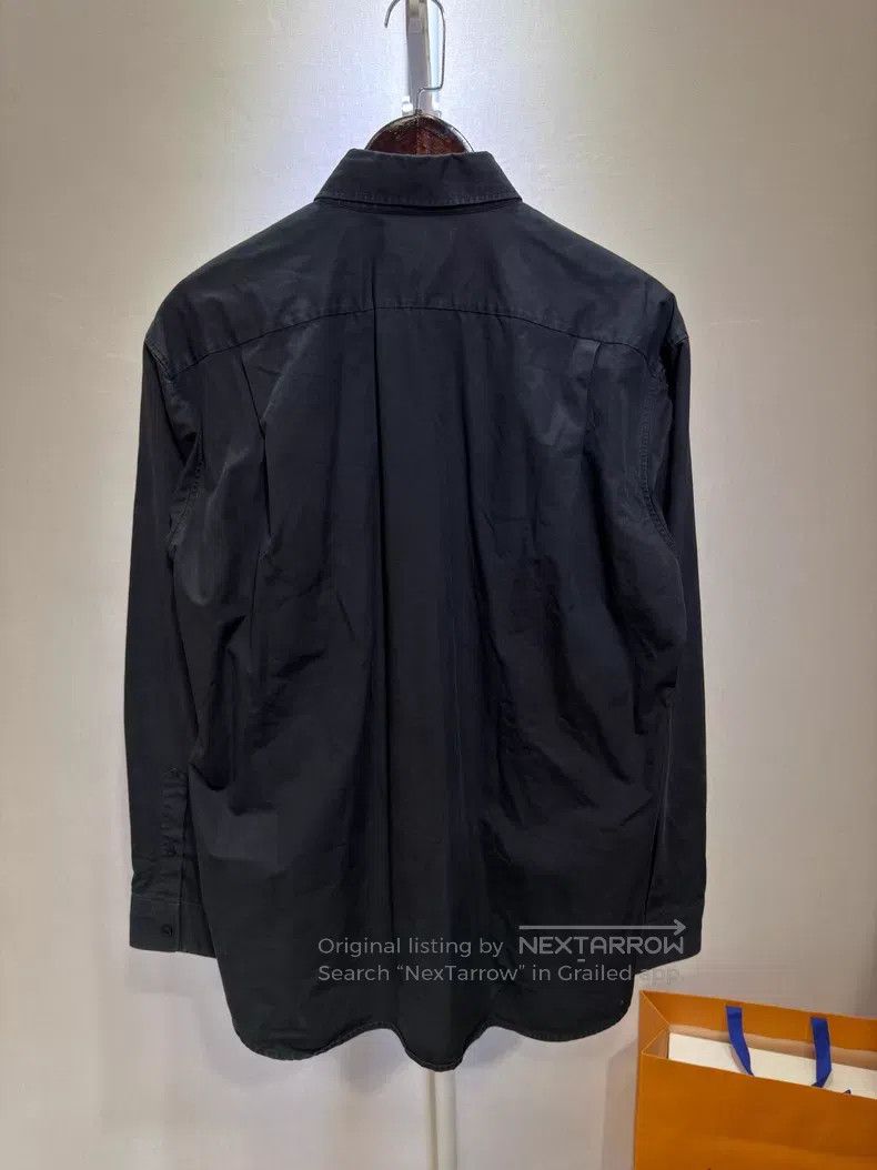 Balenciaga Balenciaga size 37 Coke embroidery black long-sleeve shirt Size US XS / EU 42 / 0 - 2 Thumbnail